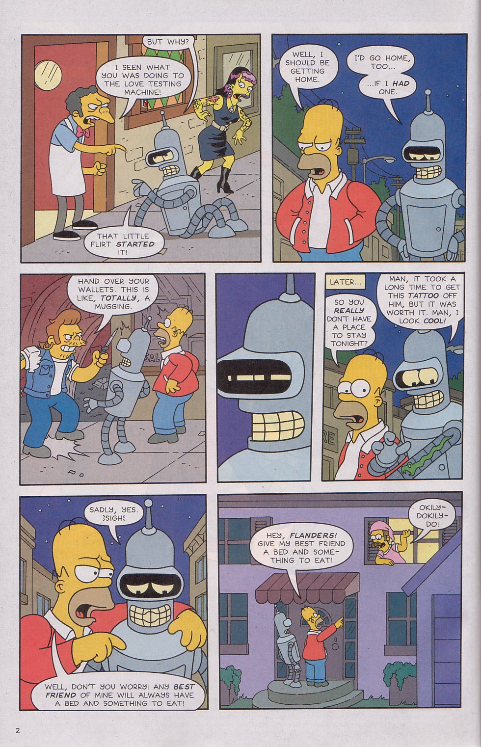 Read online The Futurama/Simpsons Infinitely Secret Crossover Crisis comic -  Issue #2 - 5