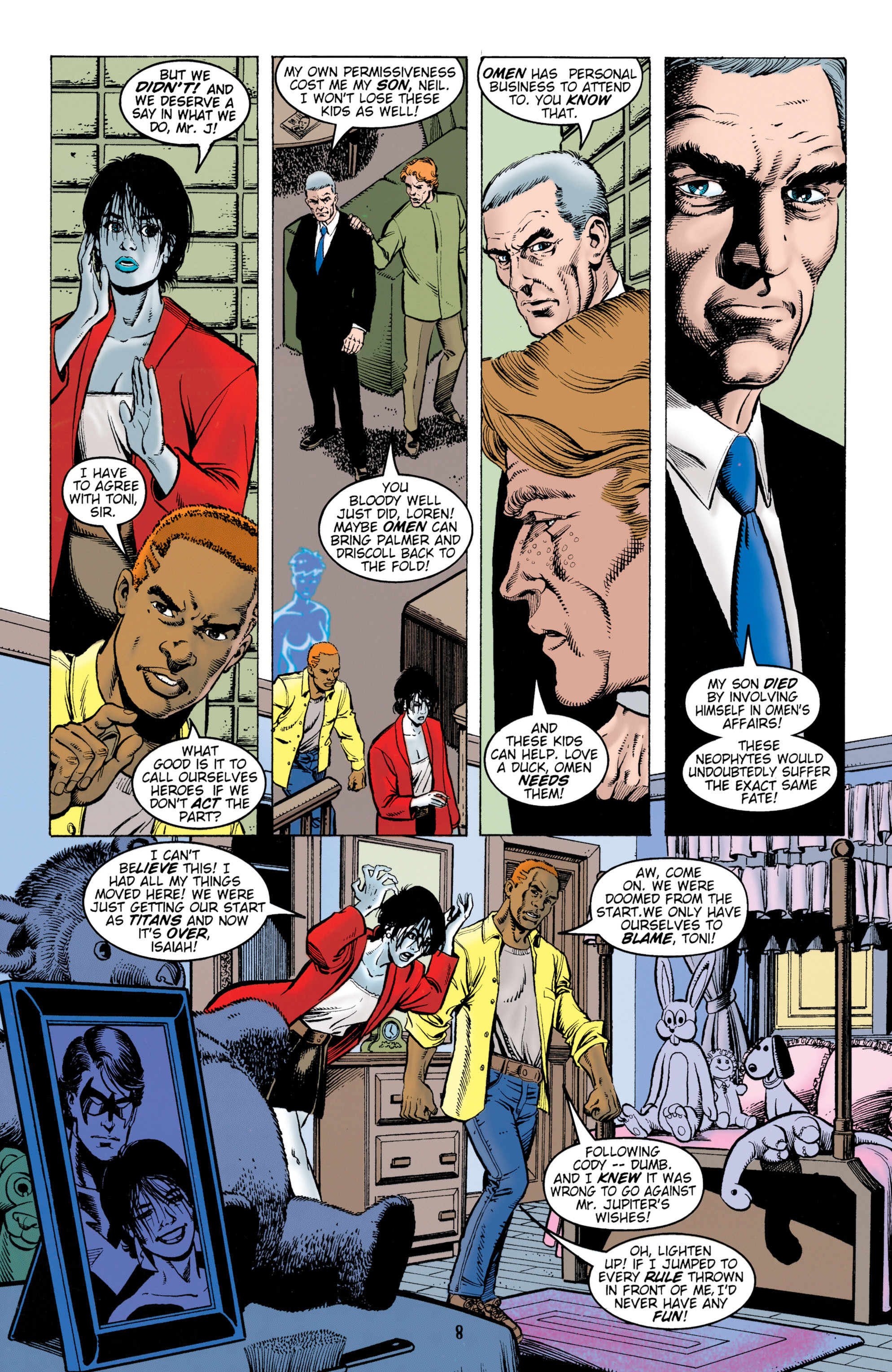 Read online Teen Titans (1996) comic -  Issue #7 - 8