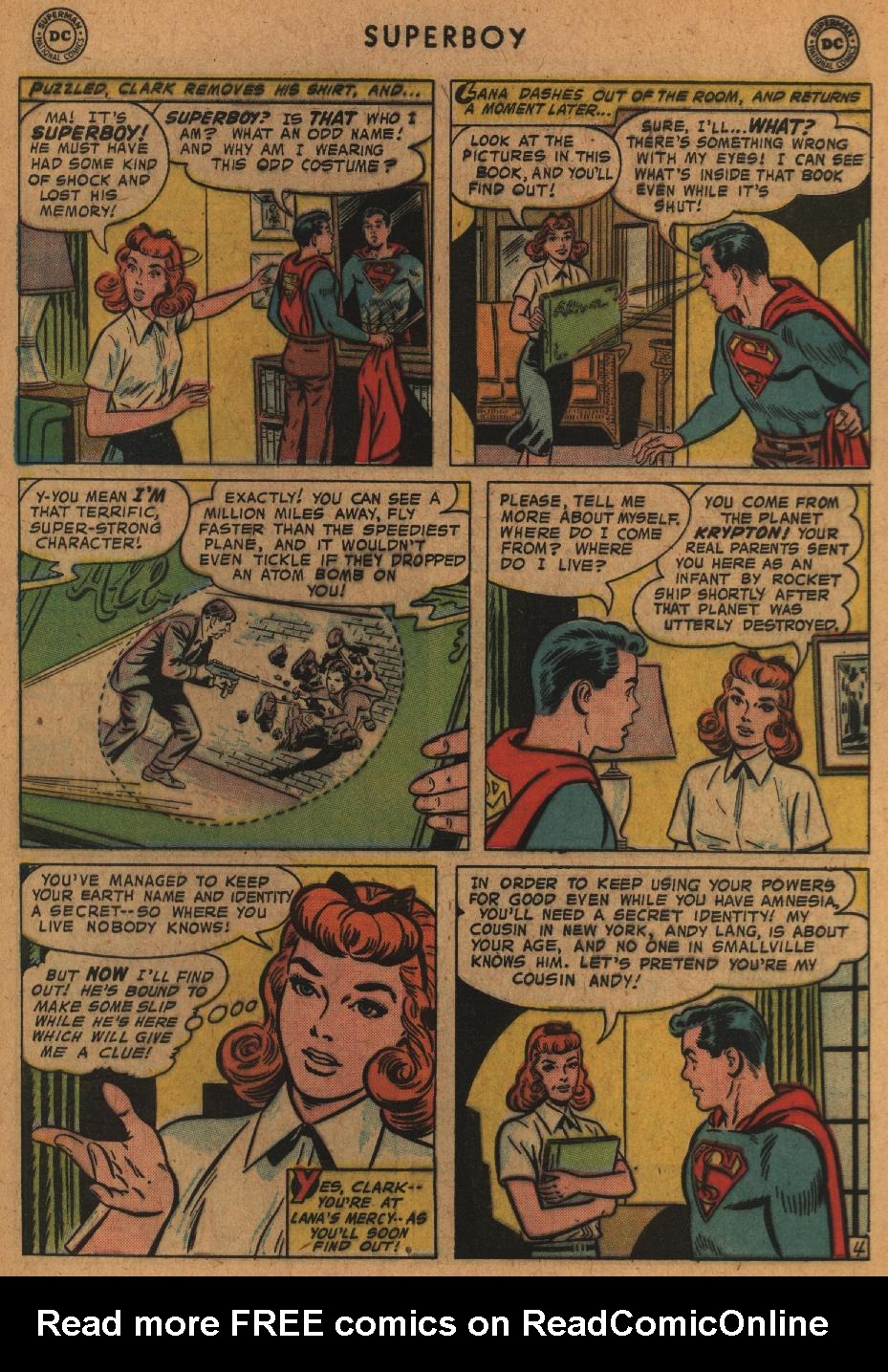 Read online Superboy (1949) comic -  Issue #63 - 25