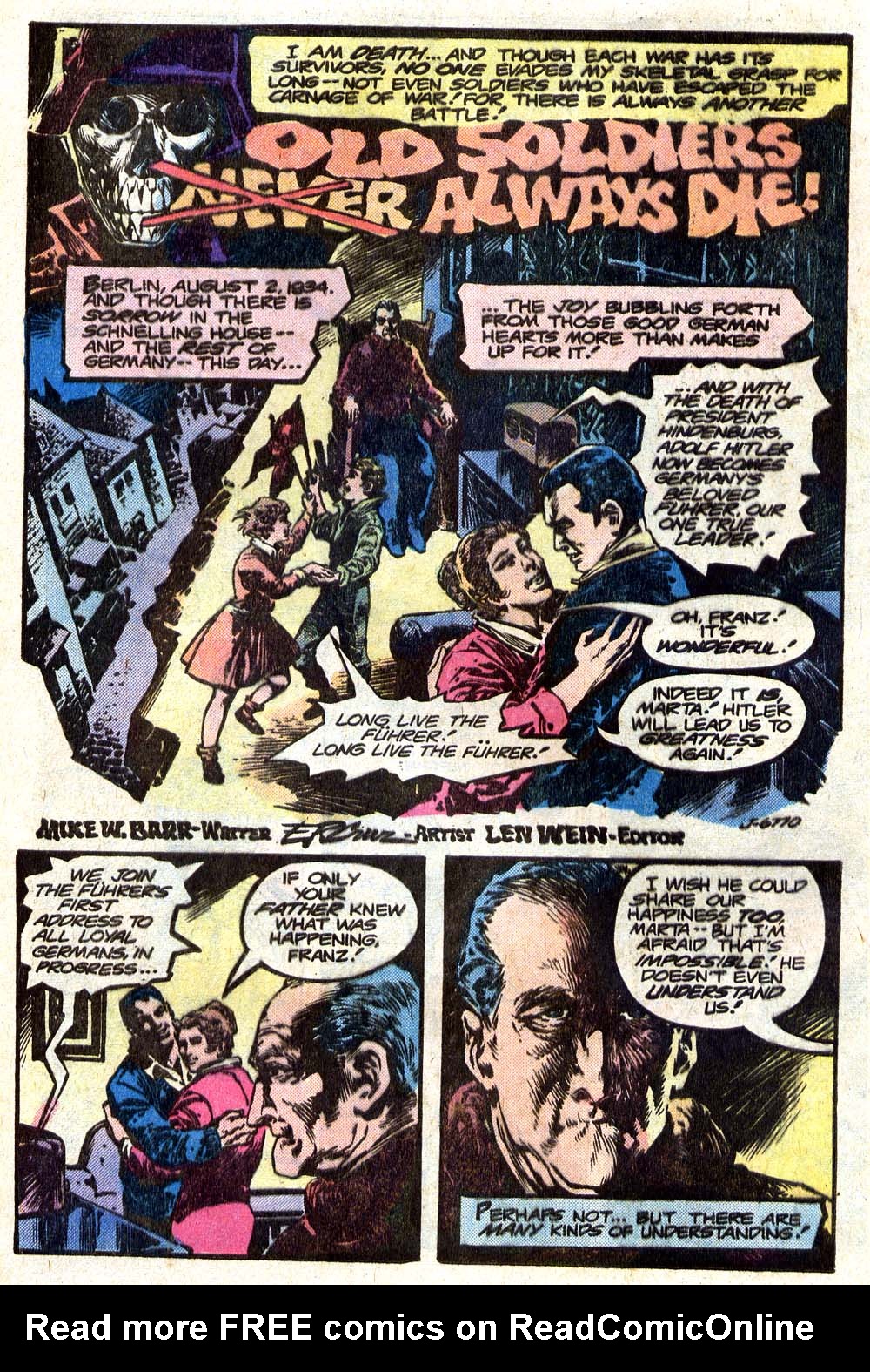 Read online Weird War Tales (1971) comic -  Issue #106 - 16