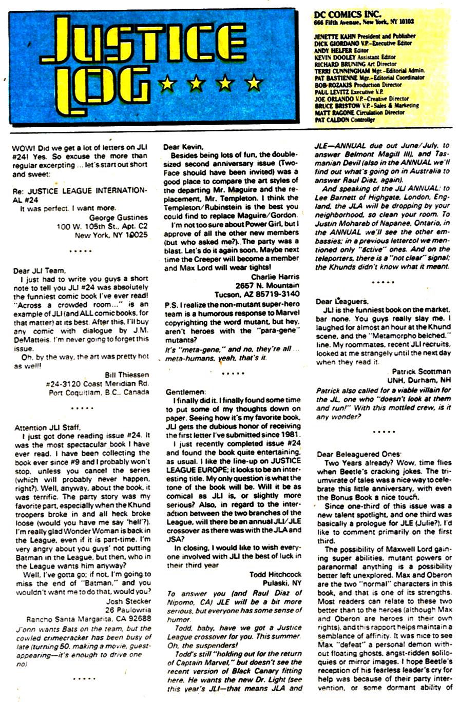 Read online Justice League America comic -  Issue #27 - 24