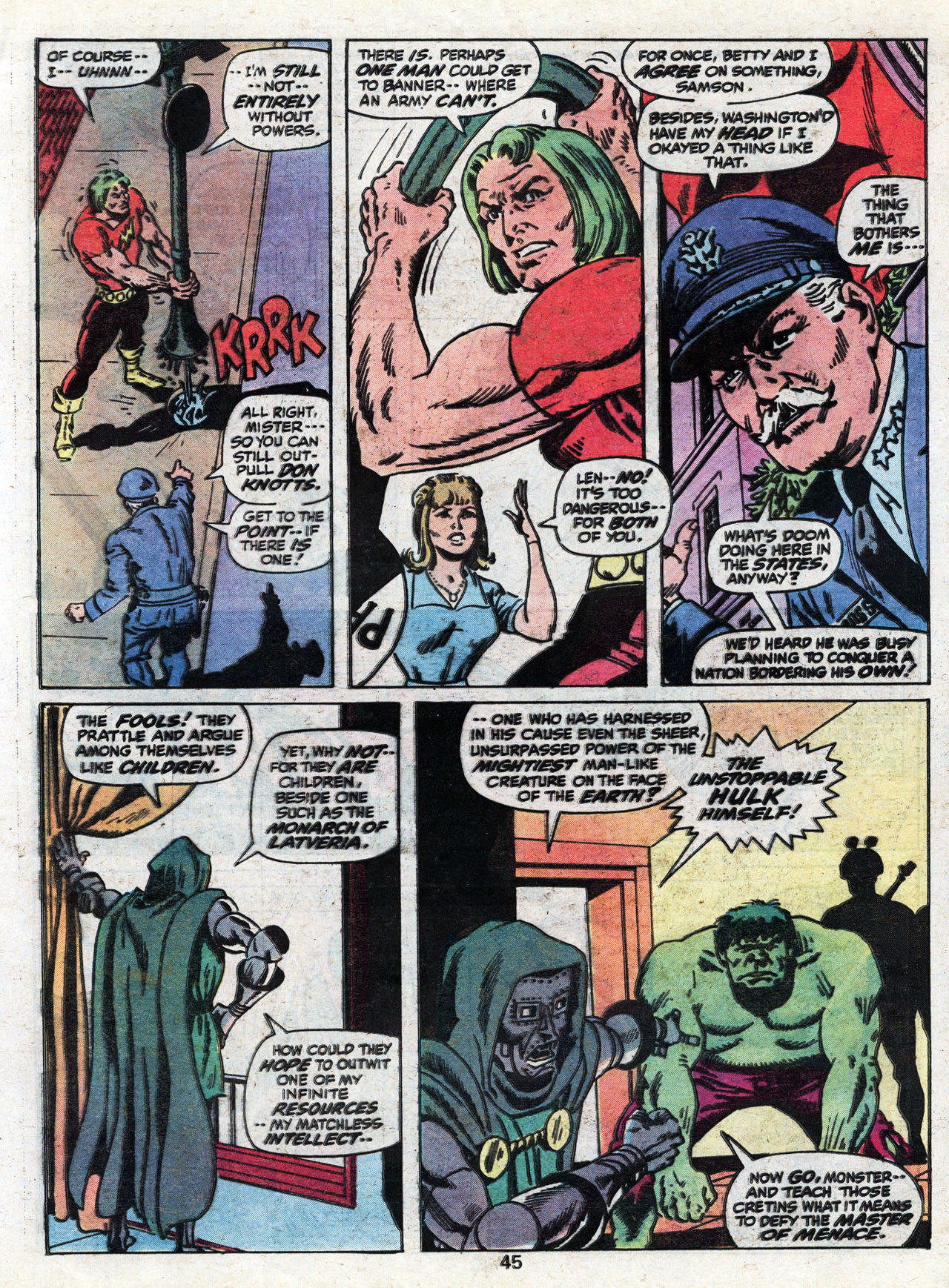 Read online Marvel Treasury Edition comic -  Issue #20 - 47