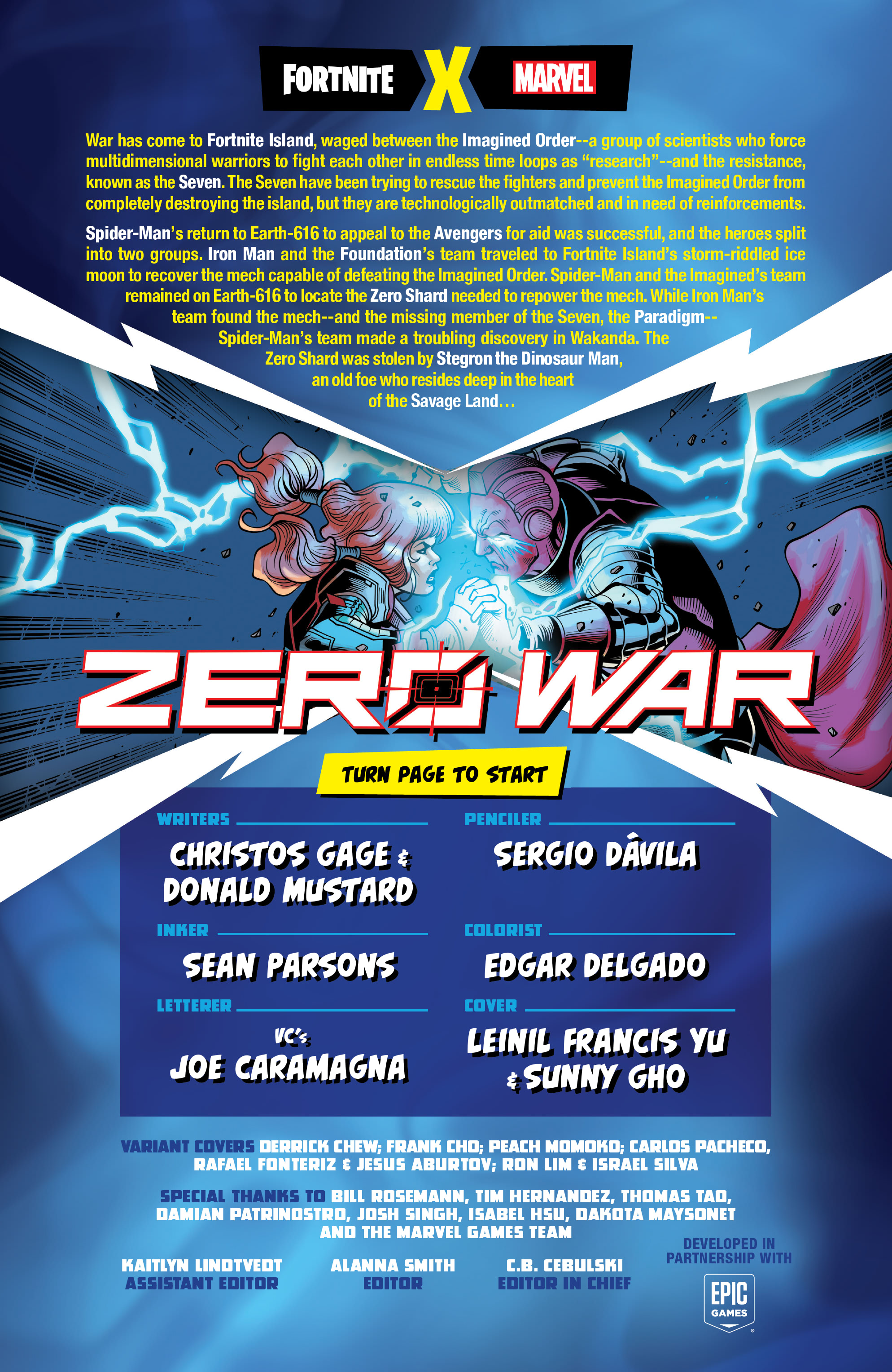 Read online Fortnite X Marvel: Zero War comic -  Issue #3 - 3