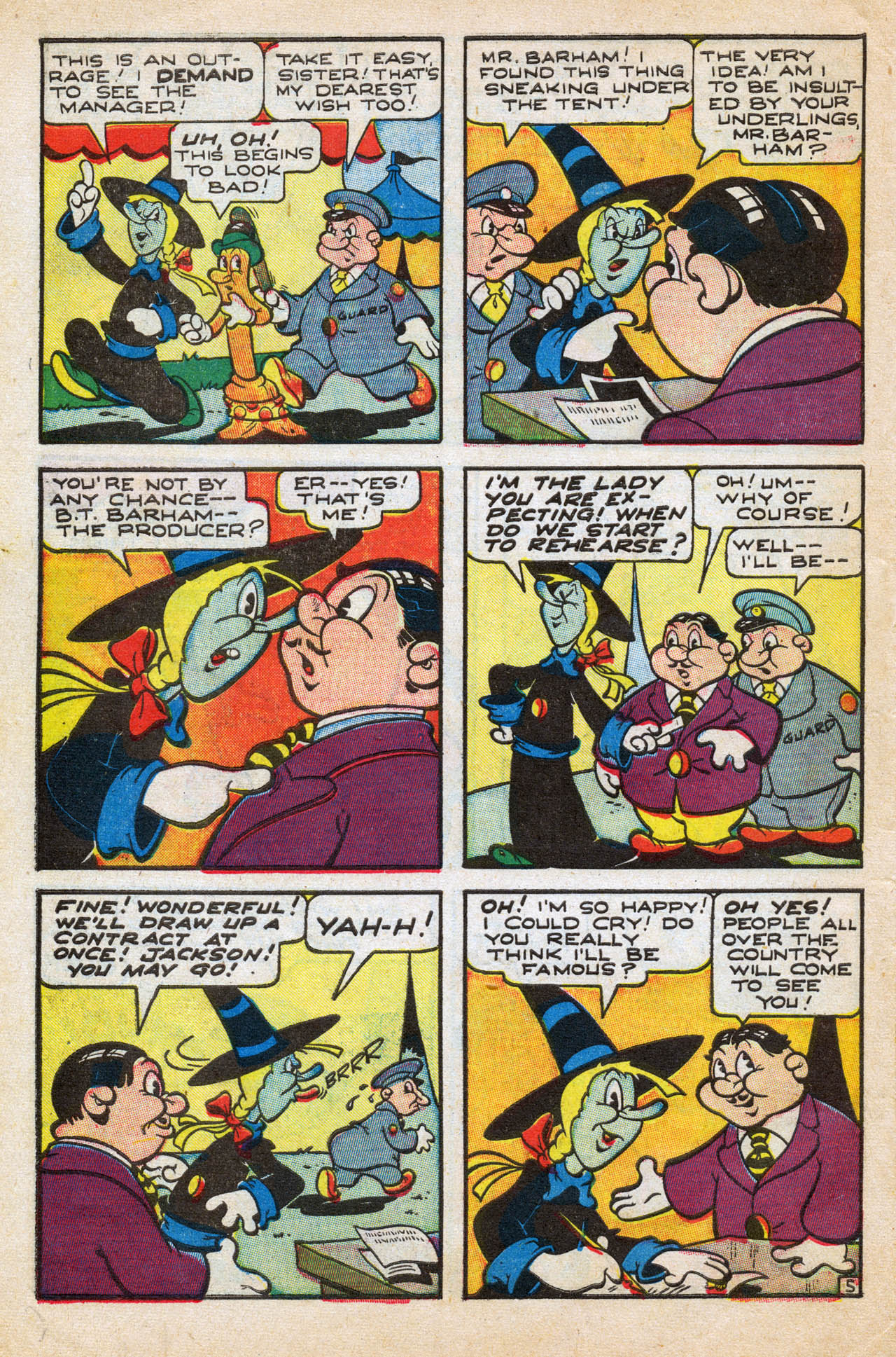 Read online Comedy Comics (1942) comic -  Issue #27 - 30