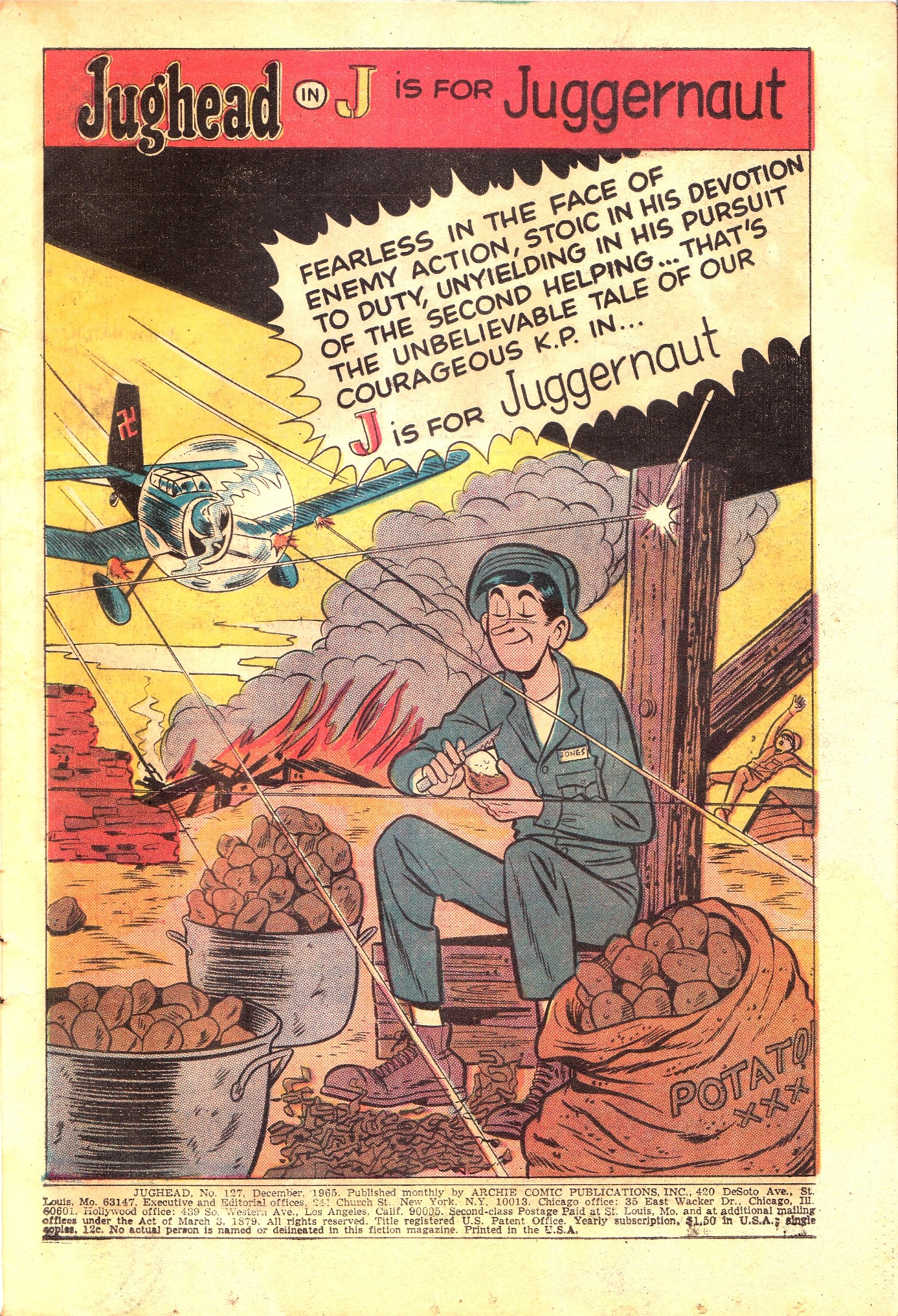 Read online Jughead (1965) comic -  Issue #127 - 3