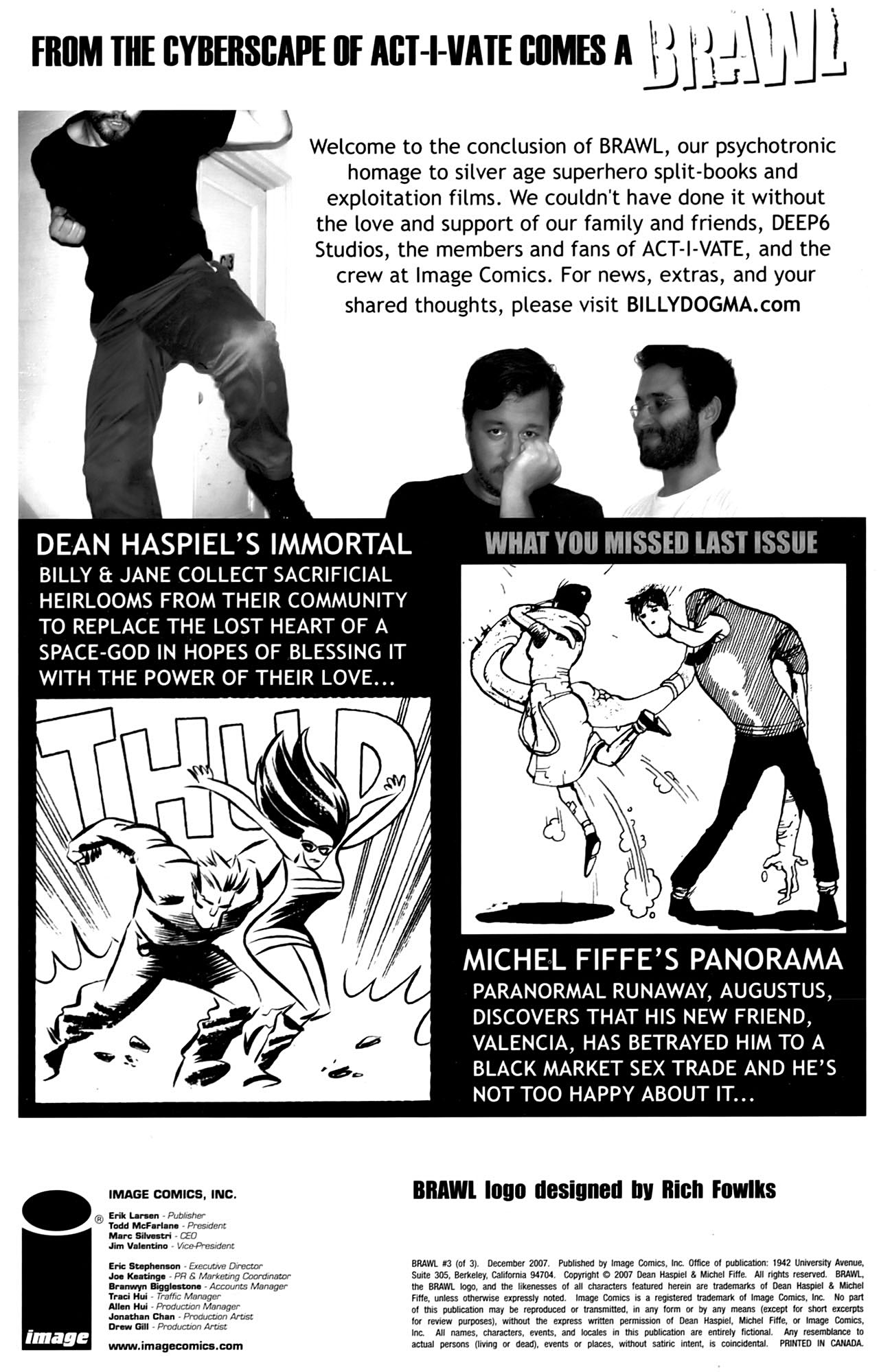 Read online Brawl comic -  Issue #3 - 2