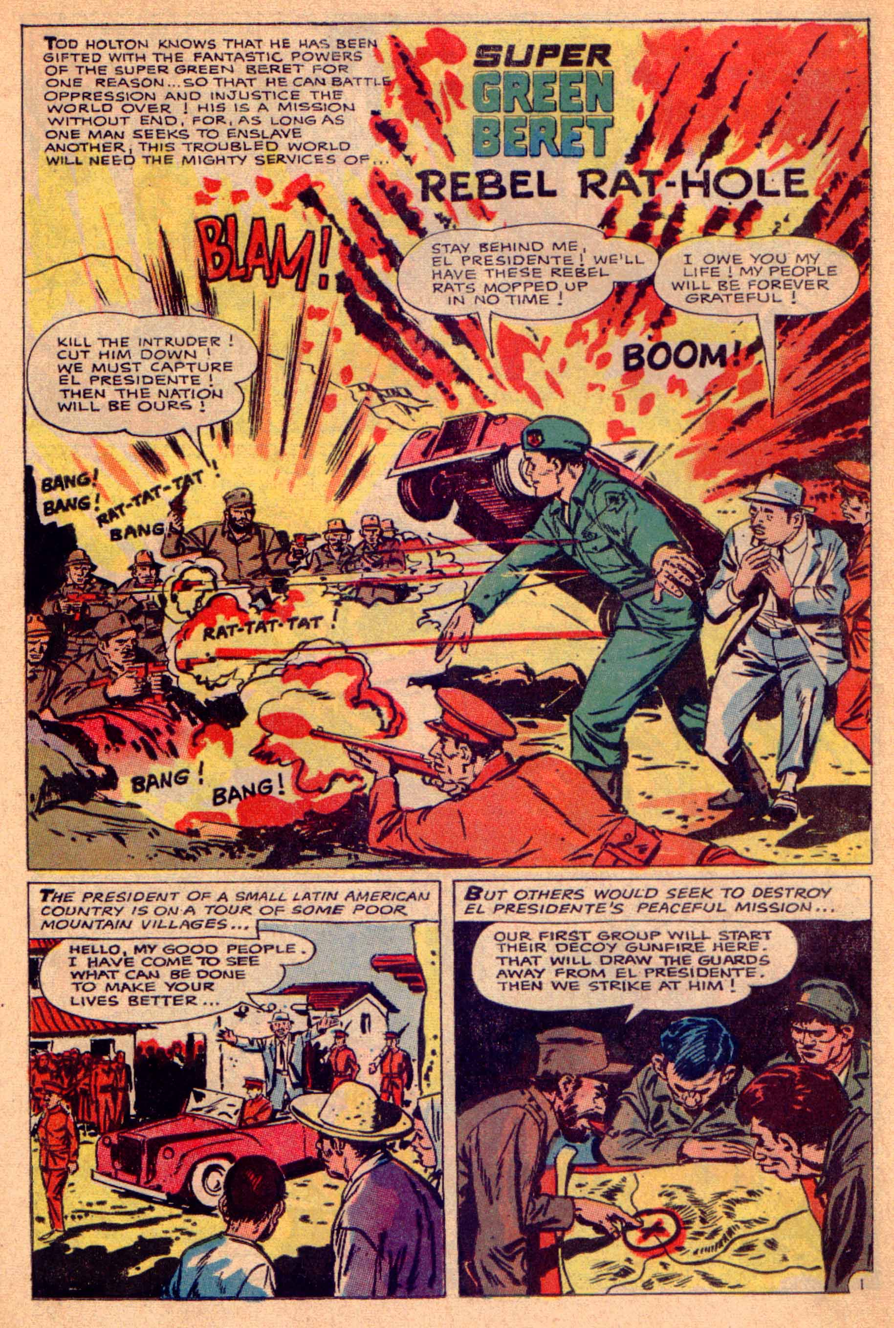 Read online Super Green Beret comic -  Issue #1 - 15