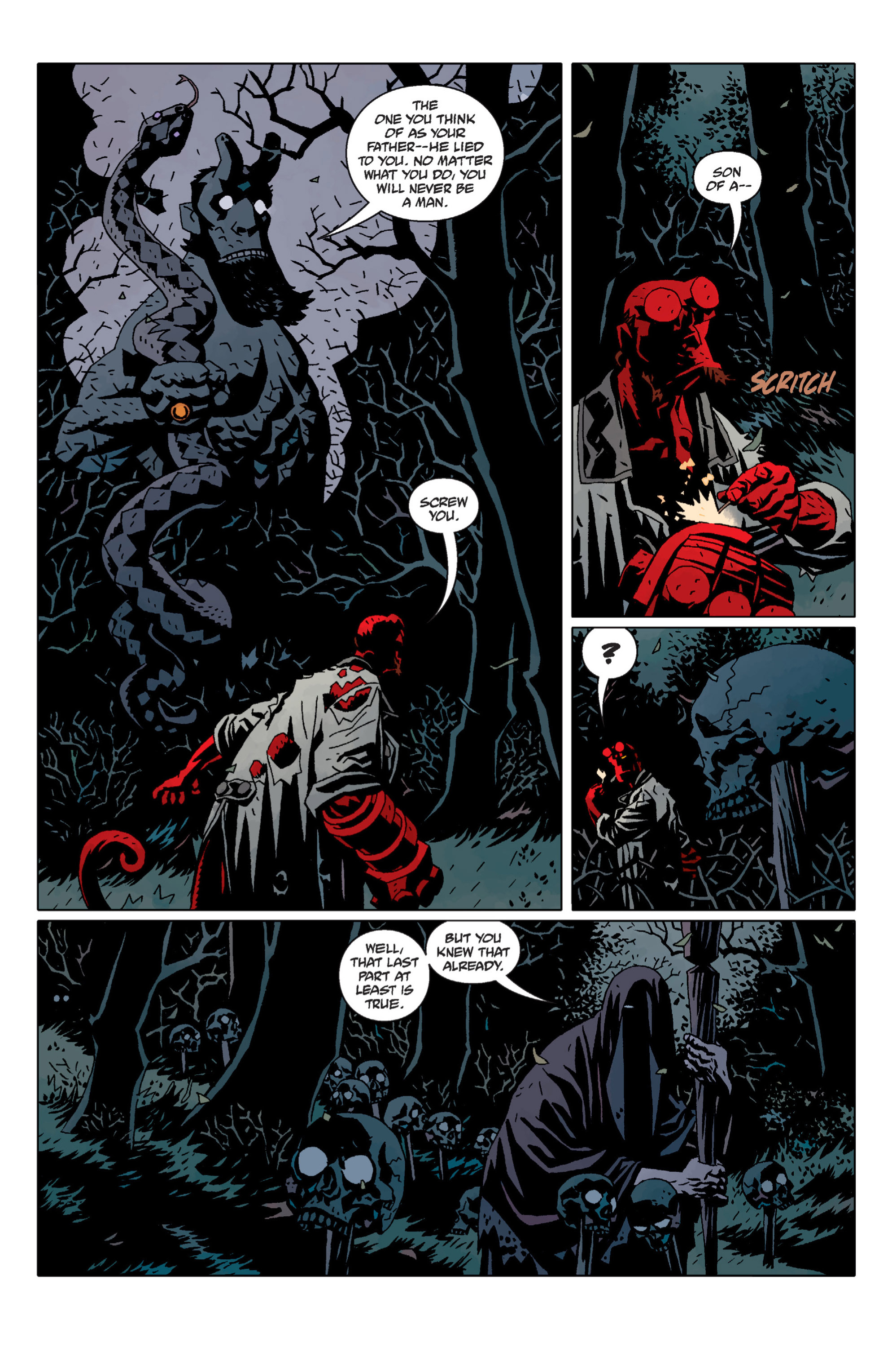 Read online Hellboy comic -  Issue #12 - 76