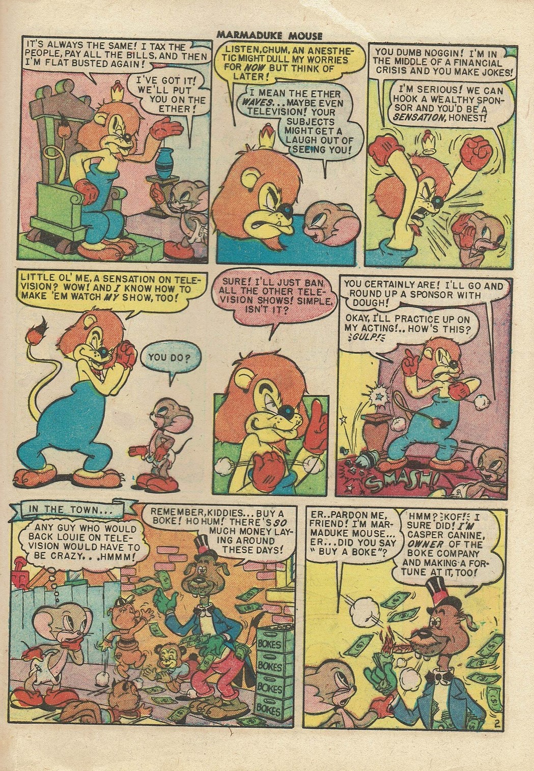 Read online Marmaduke Mouse comic -  Issue #29 - 29