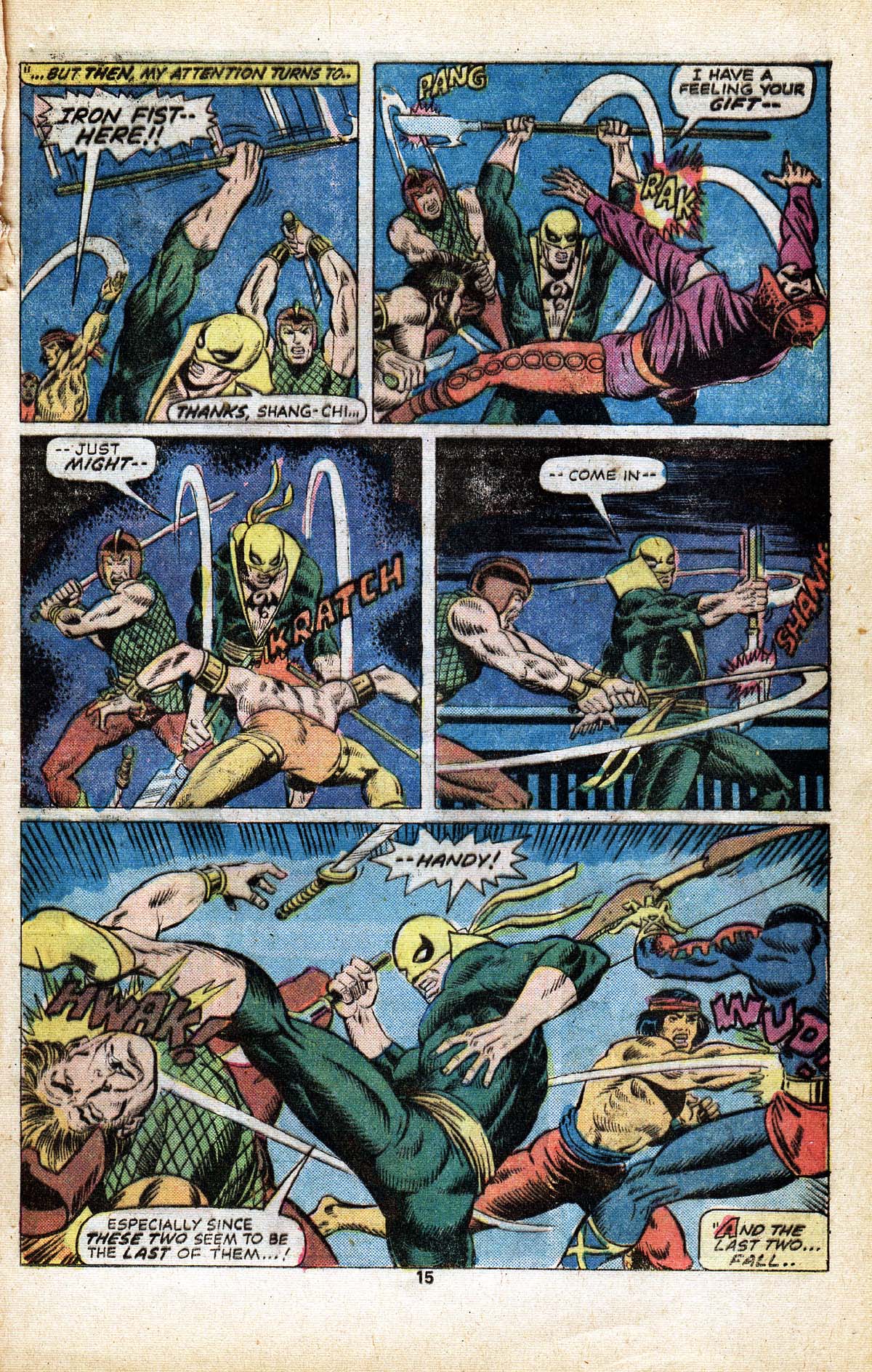 Read online Master of Kung Fu (1974) comic -  Issue # _Annual 1 - 11