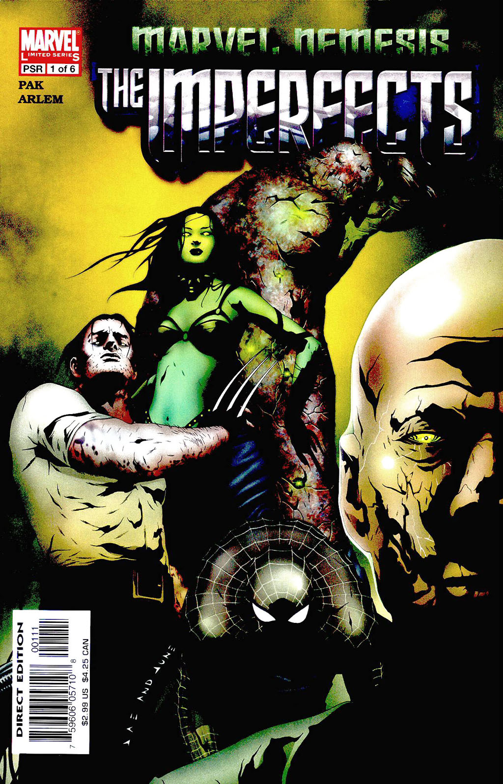 Read online Marvel Nemesis: The Imperfects comic -  Issue #1 - 1