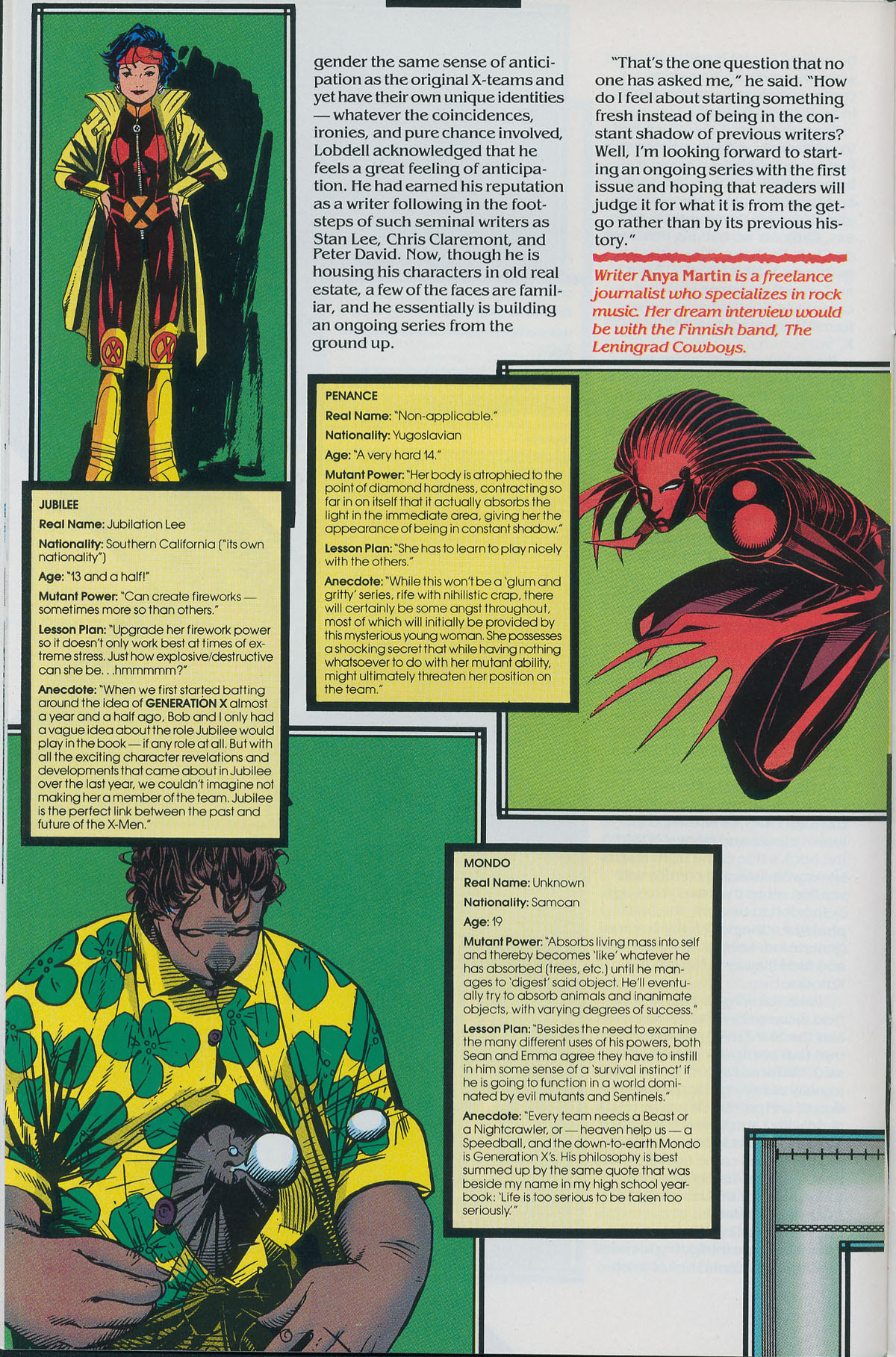 Read online Generation X comic -  Issue # (1994) _Collector's Preview - 12