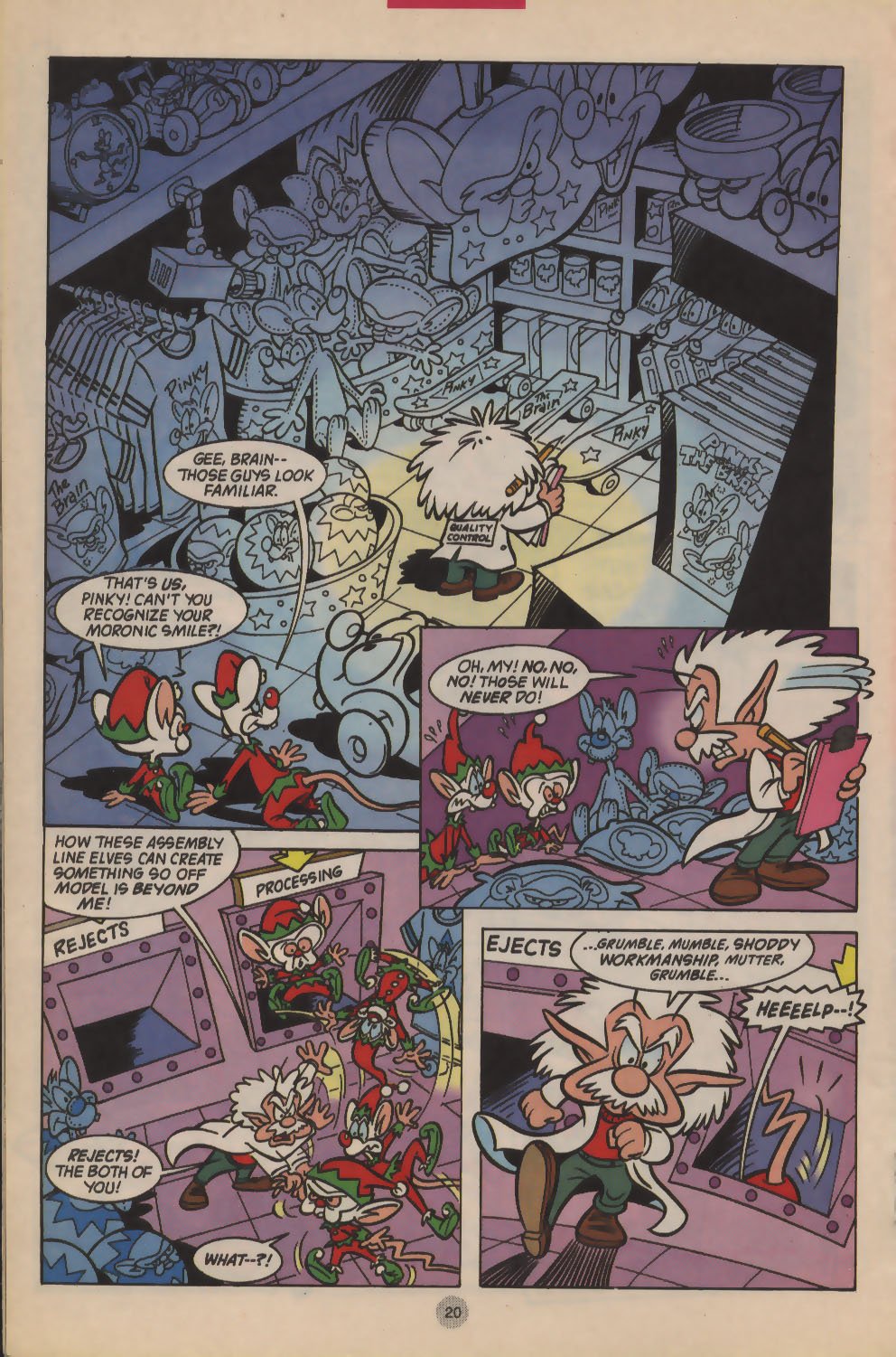 Read online Pinky and The Brain Christmas Special comic -  Issue # Full - 17