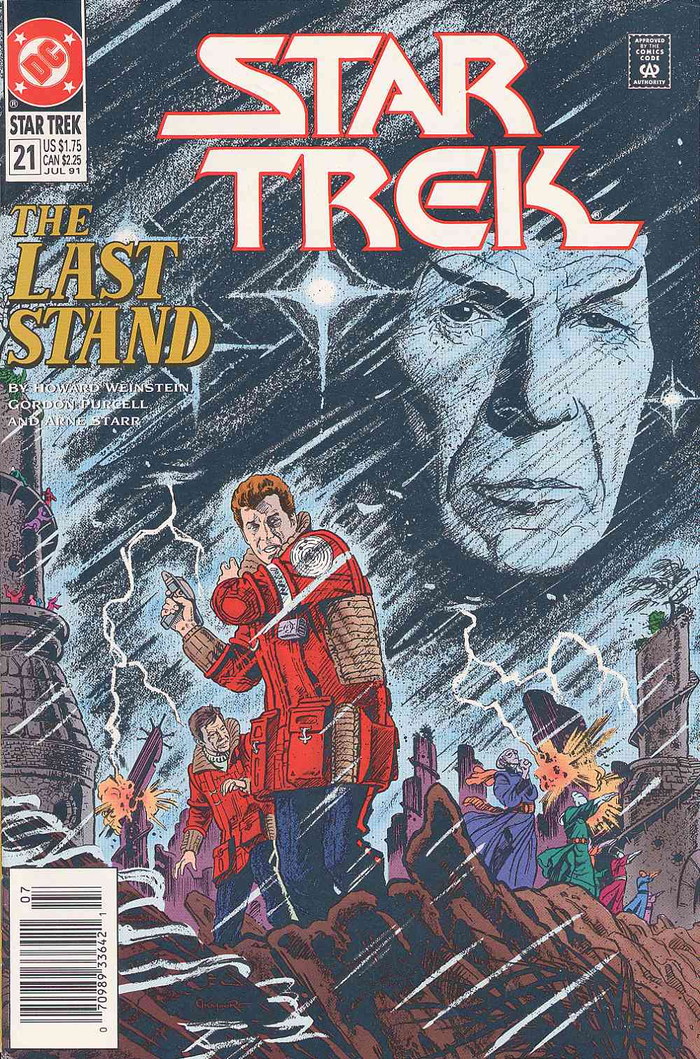 Read online Star Trek (1989) comic -  Issue #21 - 1