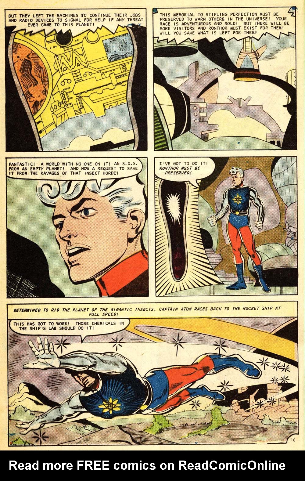 Read online Captain Atom (1965) comic -  Issue #88 - 17