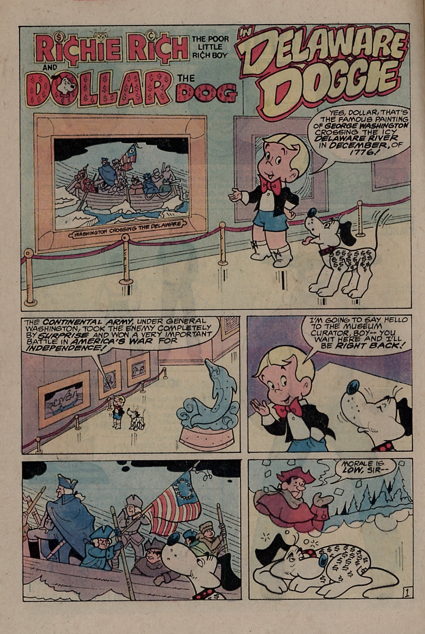 Read online Richie Rich & Dollar the Dog comic -  Issue #11 - 12