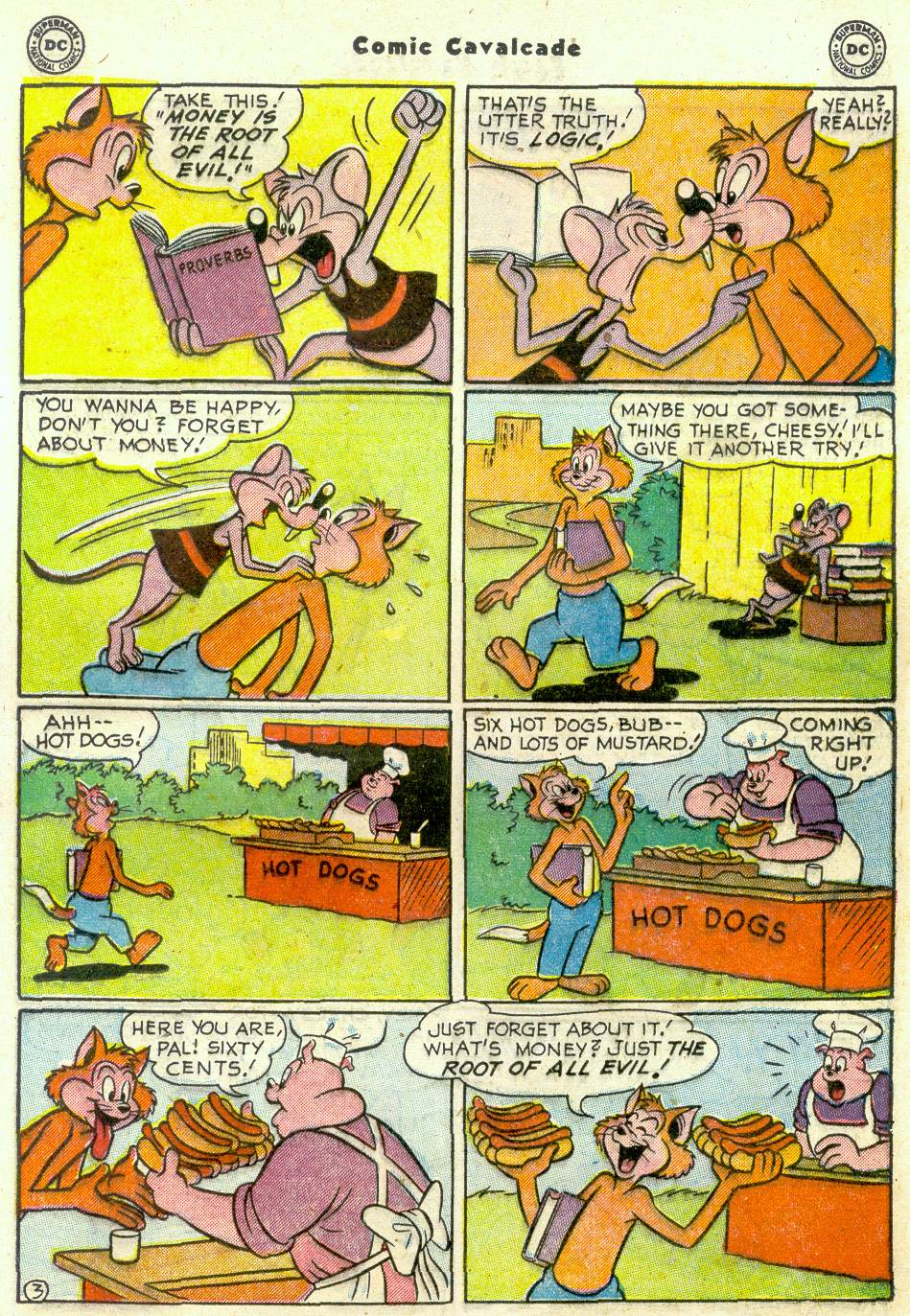 Read online Comic Cavalcade comic -  Issue #49 - 49