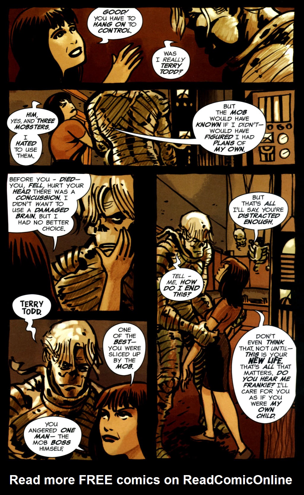 Read online Frankenstein Mobster comic -  Issue #2 - 18