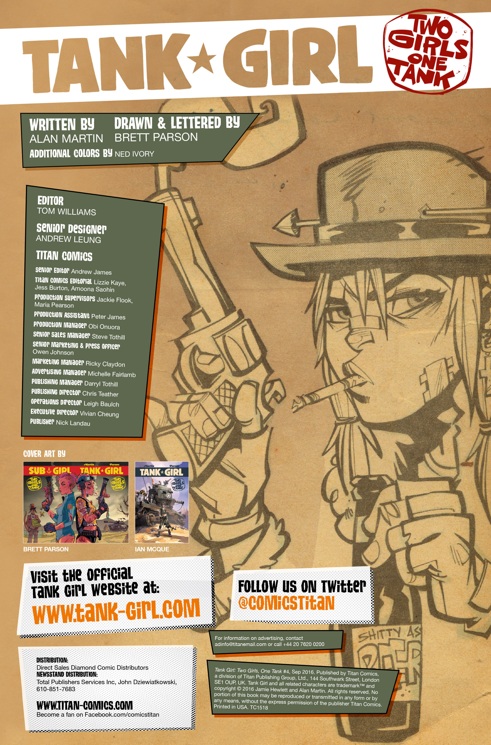 Read online Tank Girl: Two Girls, One Tank comic -  Issue #4 - 3