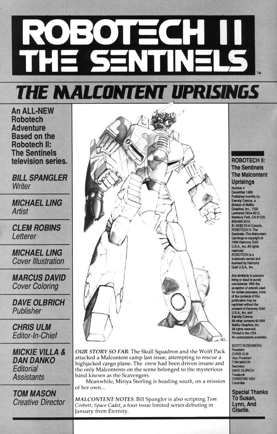 Read online Robotech II: The Sentinels - The Malcontent Uprisings comic -  Issue #4 - 2