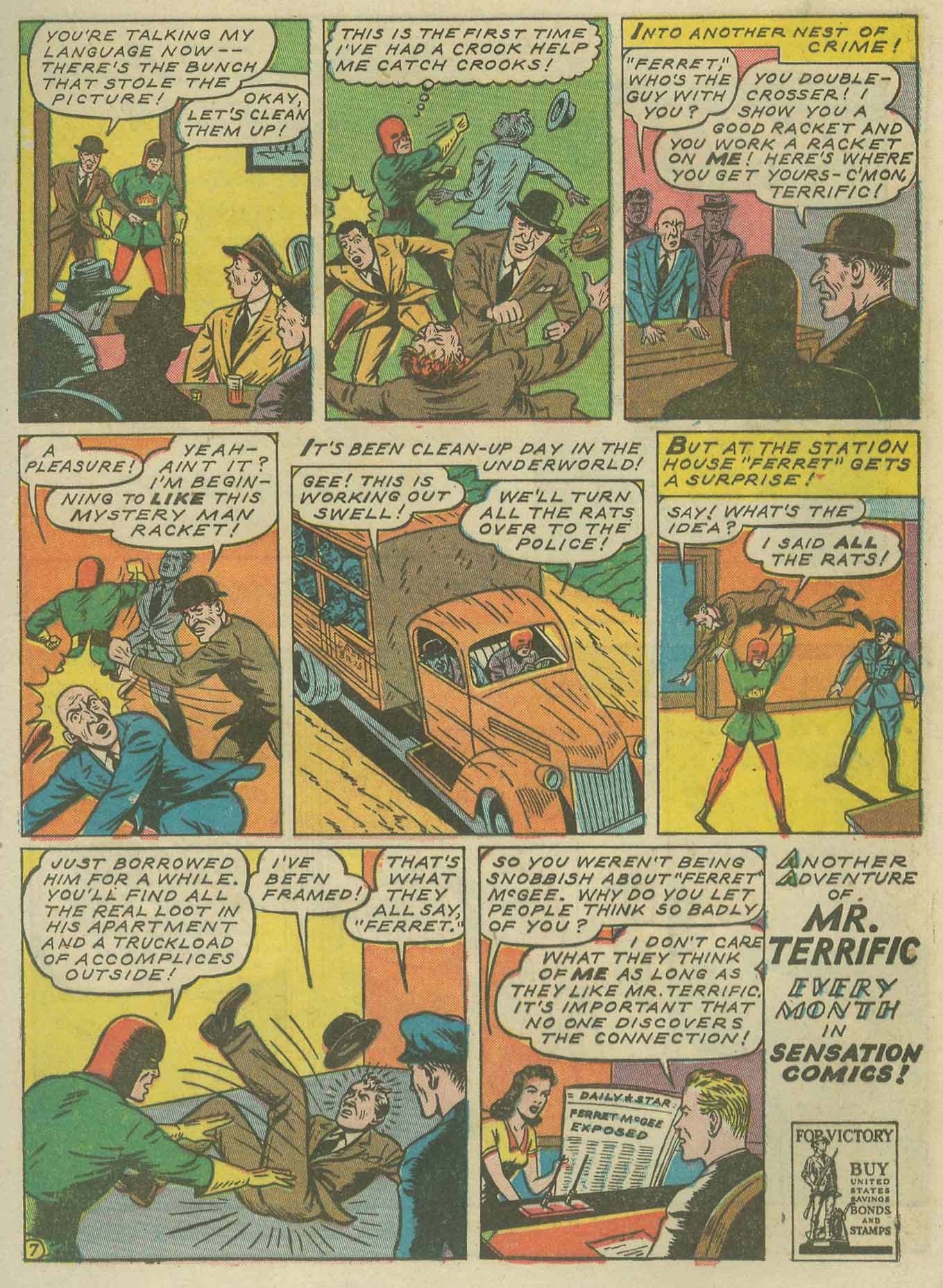 Read online Sensation (Mystery) Comics comic -  Issue #9 - 31