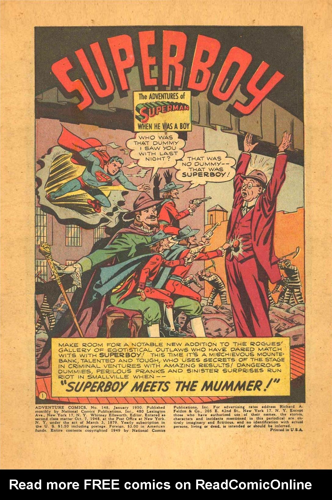 Read online Adventure Comics (1938) comic -  Issue #148 - 3