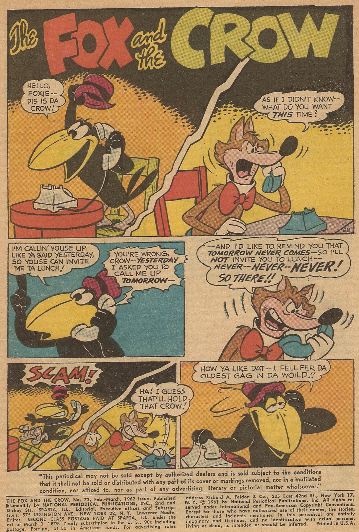 Read online The Fox and the Crow comic -  Issue #72 - 3