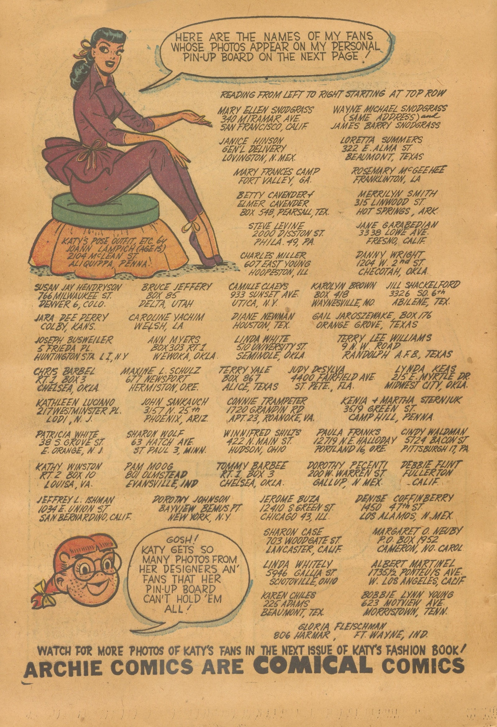 Read online Katy Keene Fashion Book comic -  Issue #15 - 34