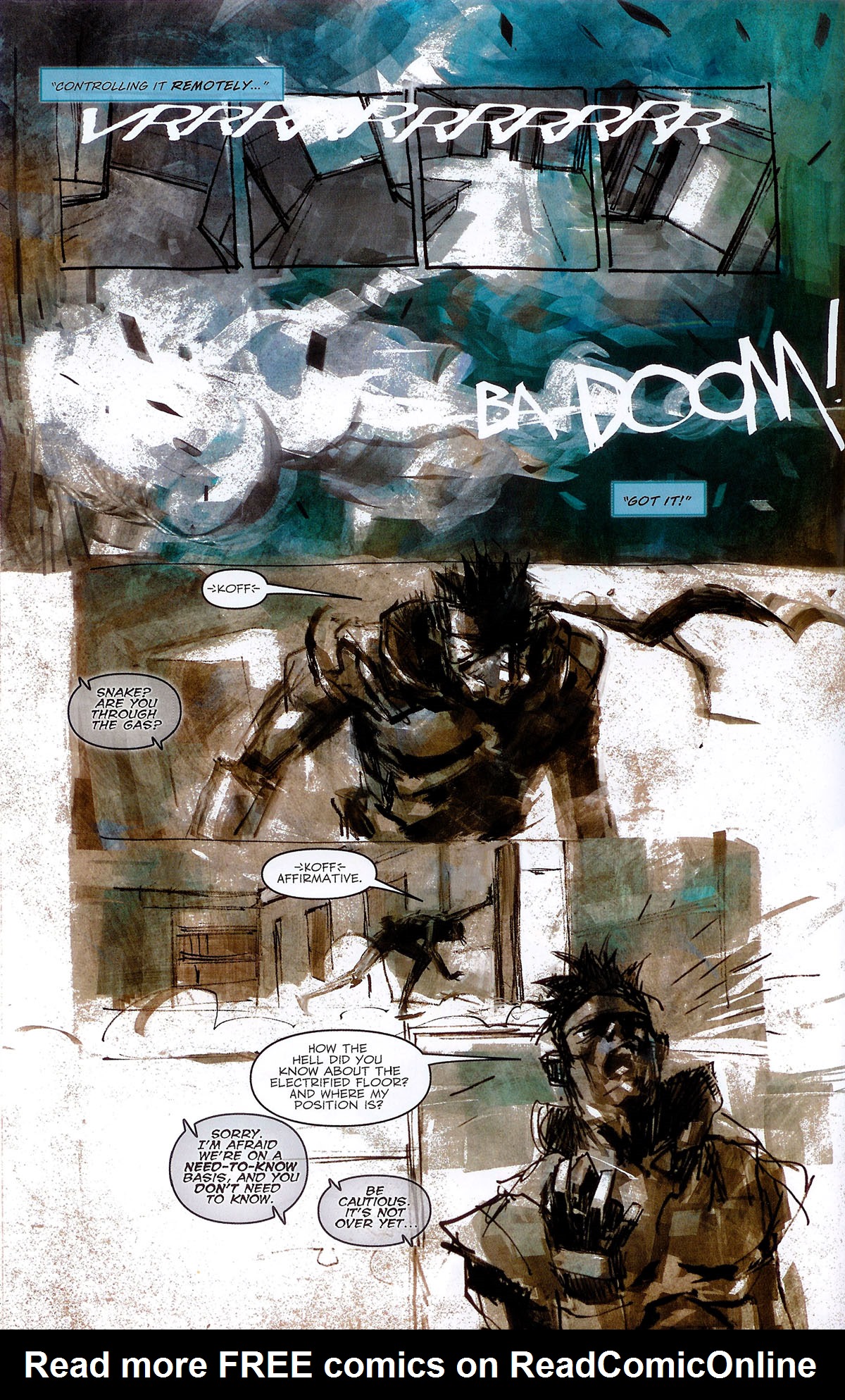 Read online Metal Gear Solid comic -  Issue #5 - 14