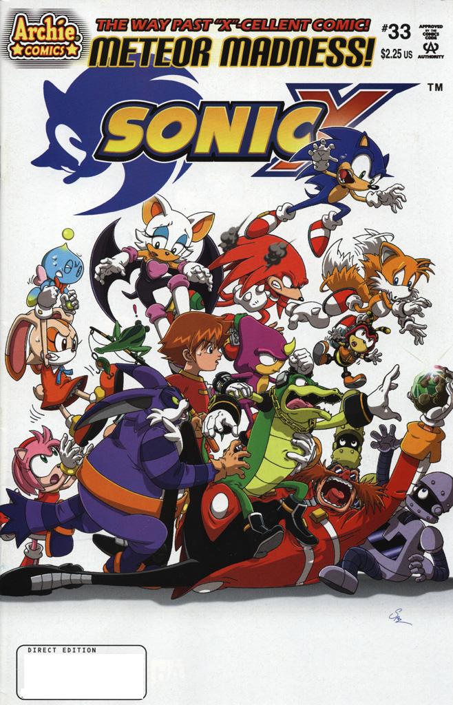 Read online Sonic X comic -  Issue #33 - 1