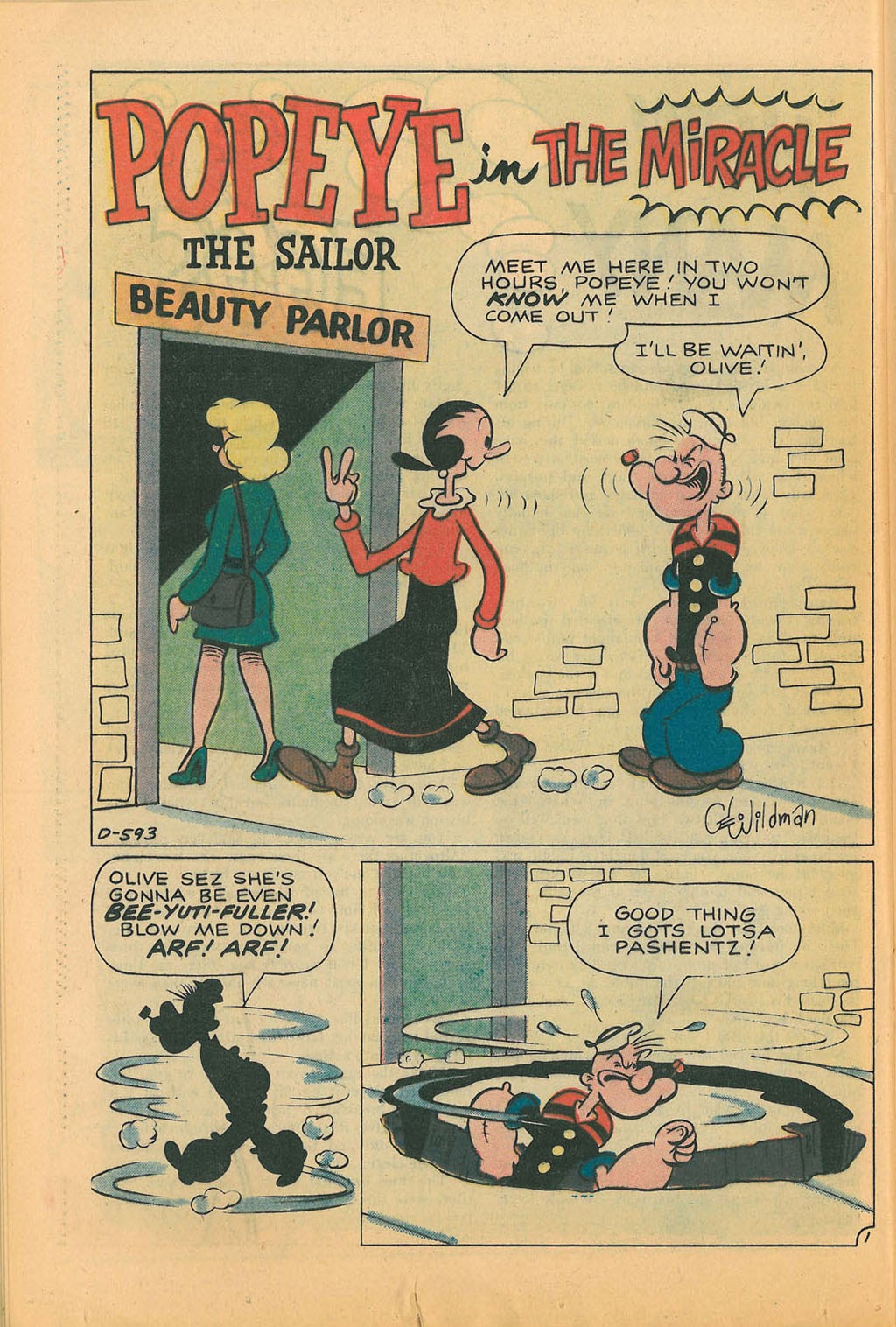 Read online Popeye (1948) comic -  Issue #105 - 20