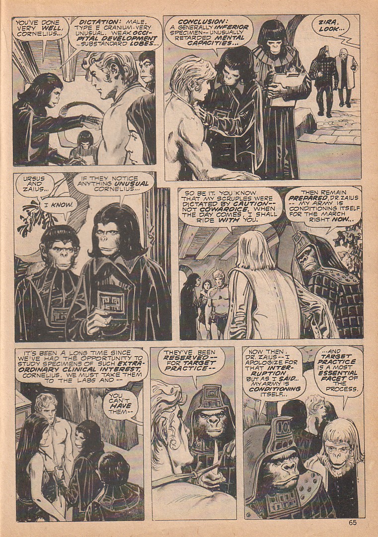 Read online Planet of the Apes comic -  Issue #7 - 65