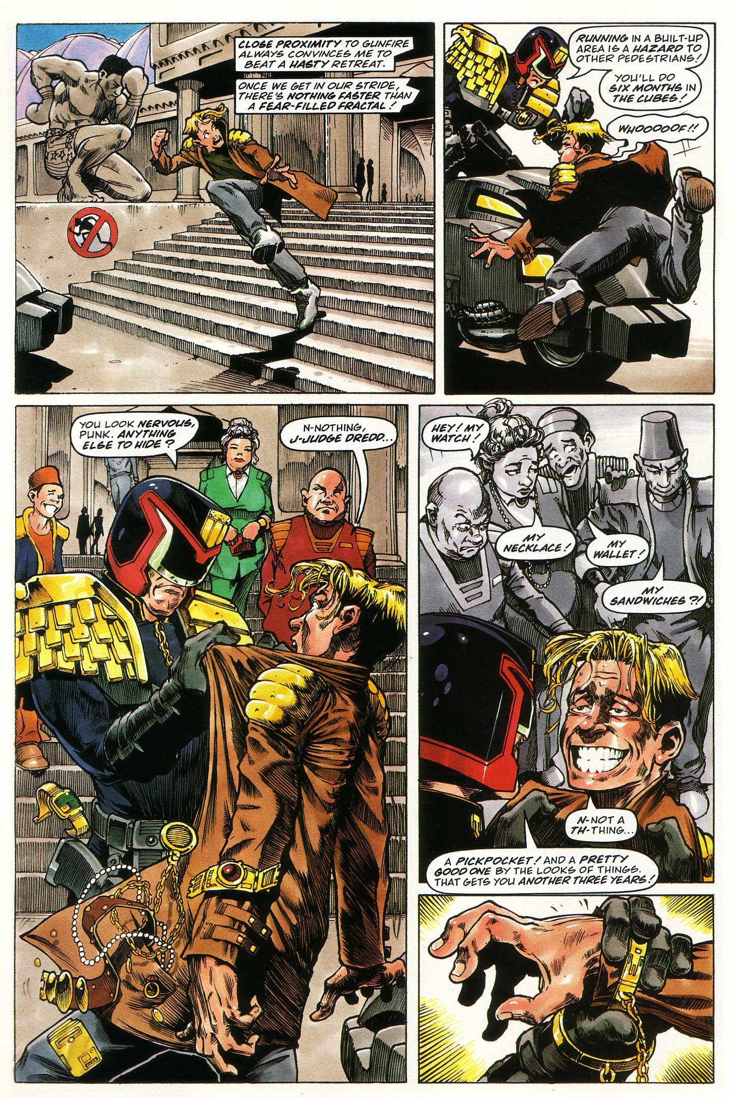 Read online Judge Dredd Lawman of the Future comic -  Issue #5 - 9