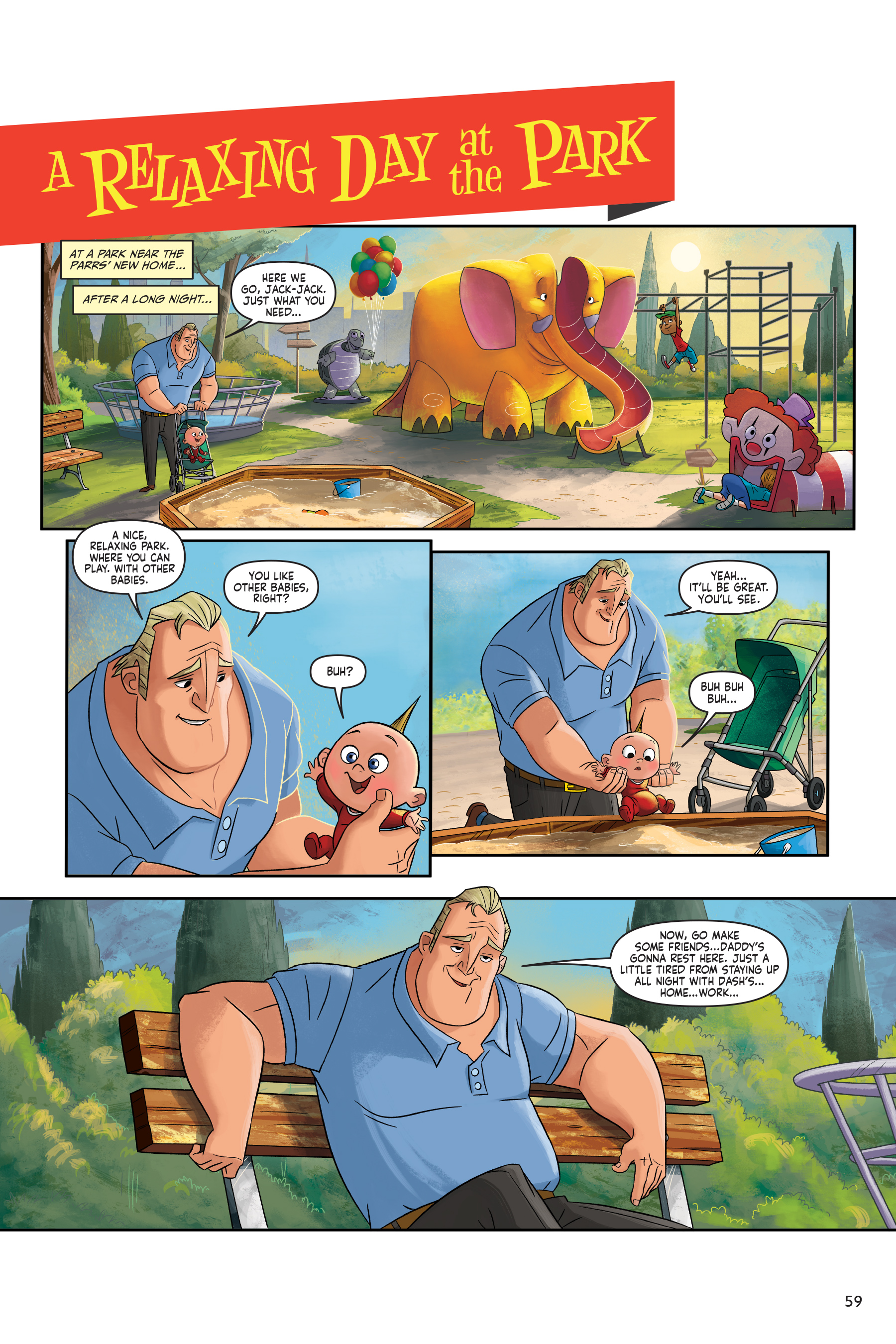 Read online Disney / Pixar The Incredibles 2: Crisis In Mid-Life! & Other Stories comic -  Issue # _TPB - 59