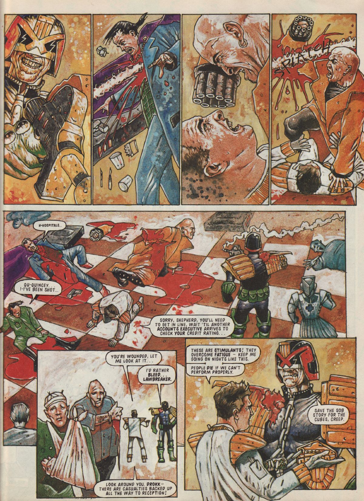 Read online Judge Dredd Megazine (vol. 3) comic -  Issue #8 - 11