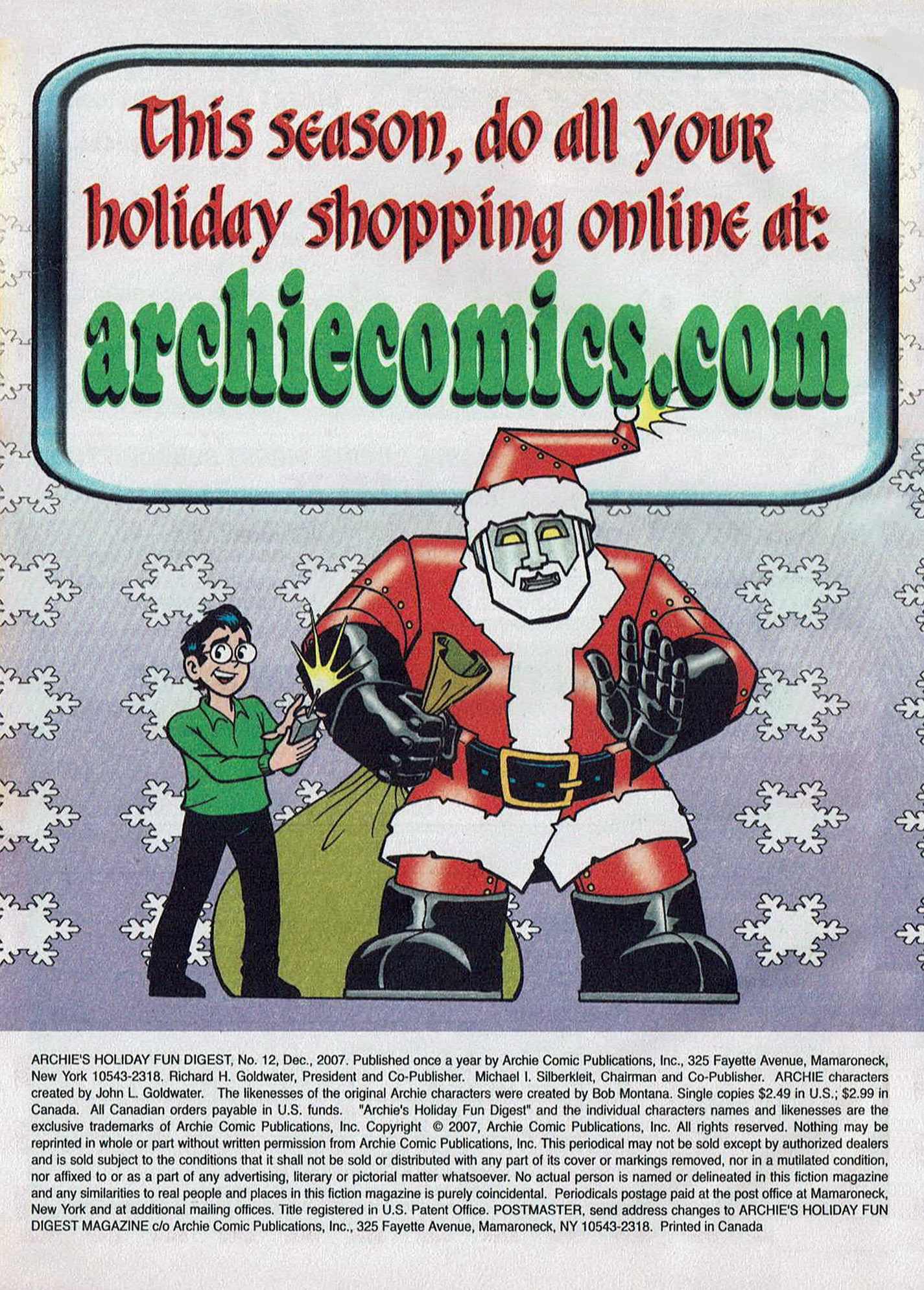 Read online Archie's Holiday Fun Digest comic -  Issue #12 - 98