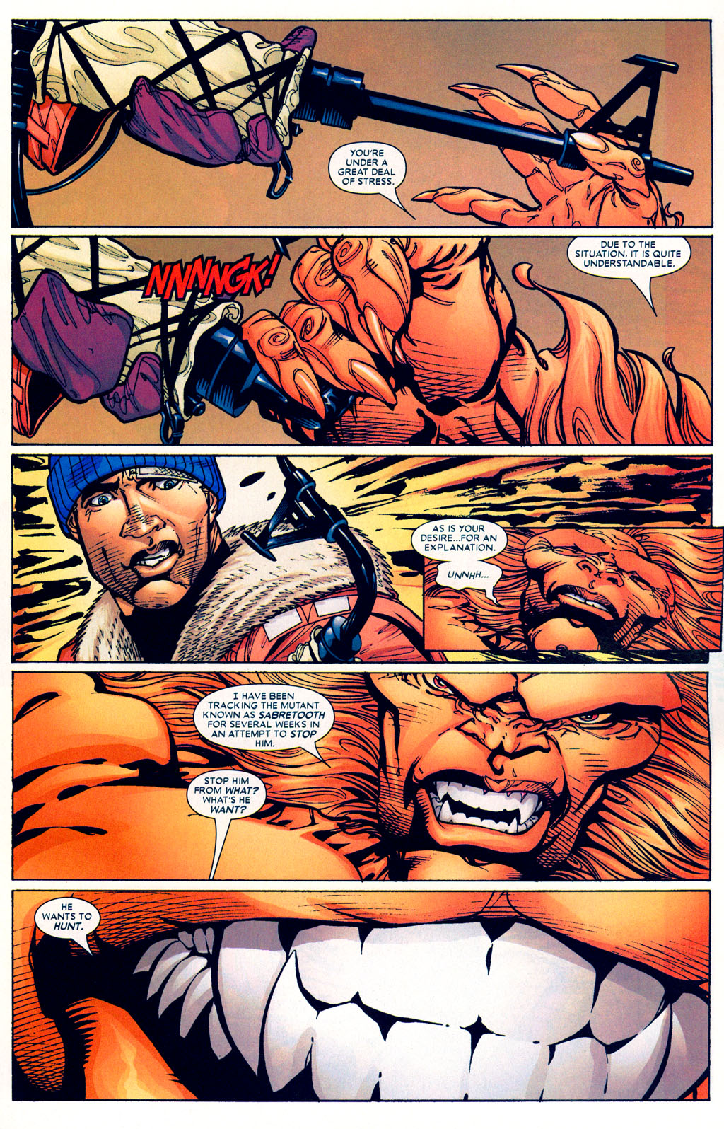 Read online Sabretooth (2004) comic -  Issue #3 - 21