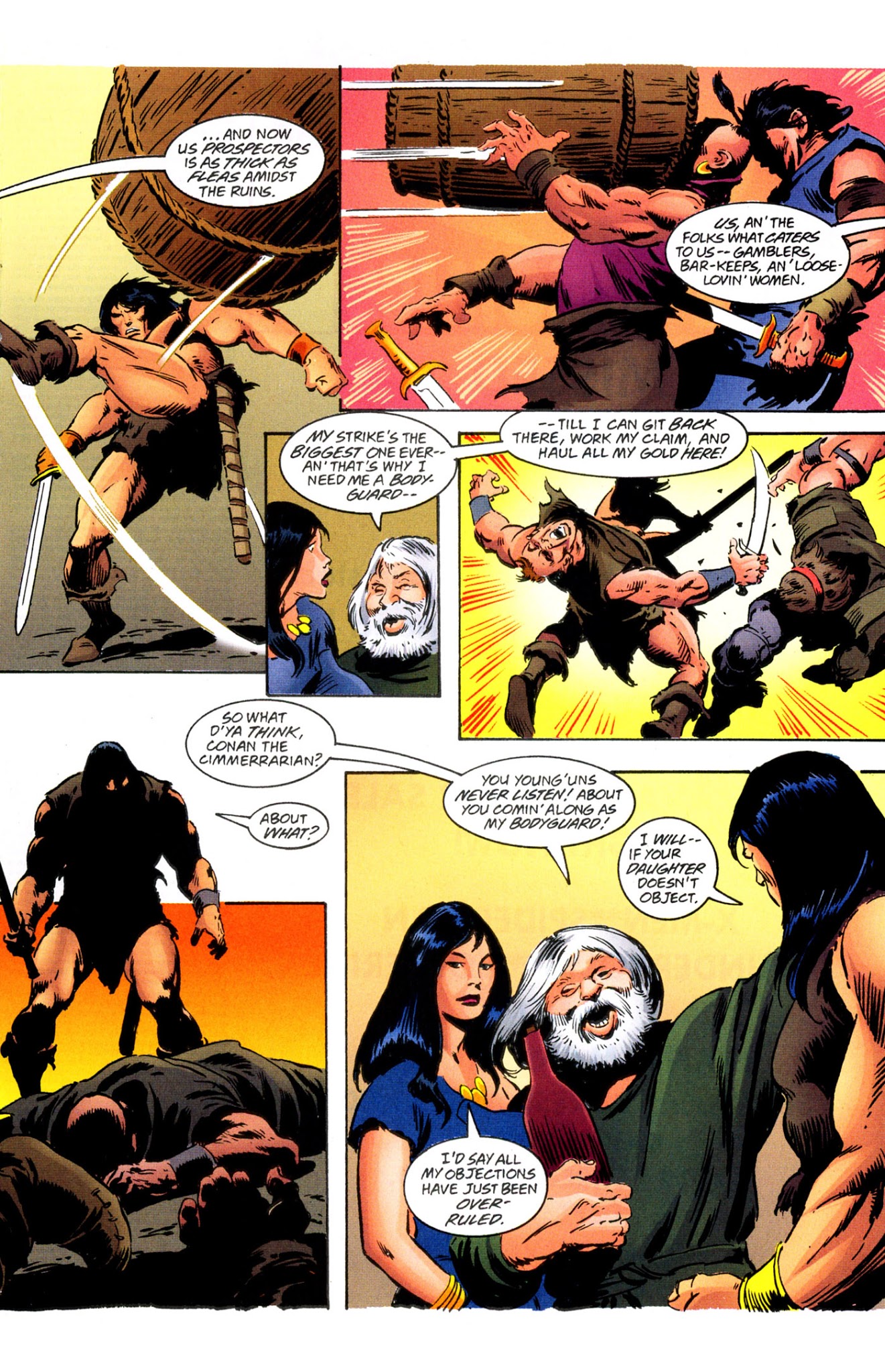 Read online Conan the Barbarian: Death Covered In Gold comic -  Issue #1 - 6