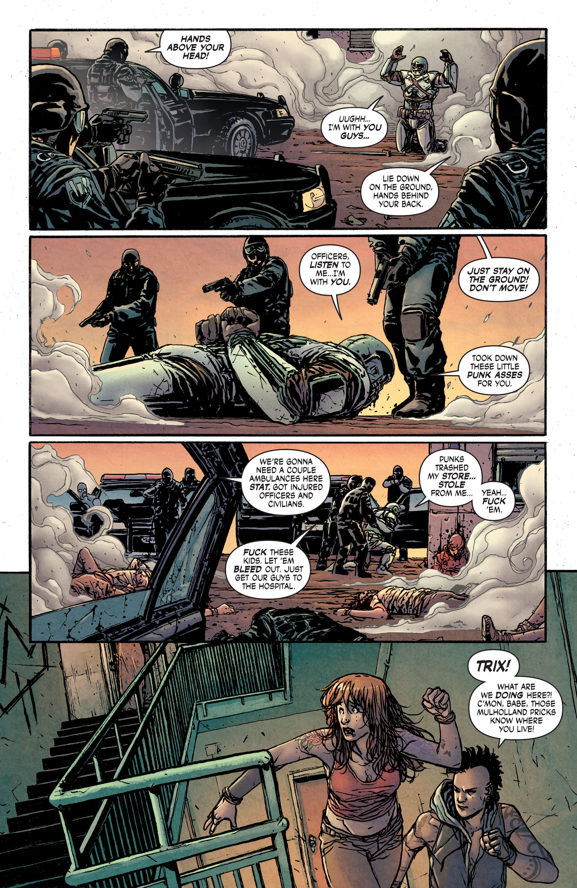 Read online Suiciders: Kings of Hell.A. comic -  Issue #5 - 6