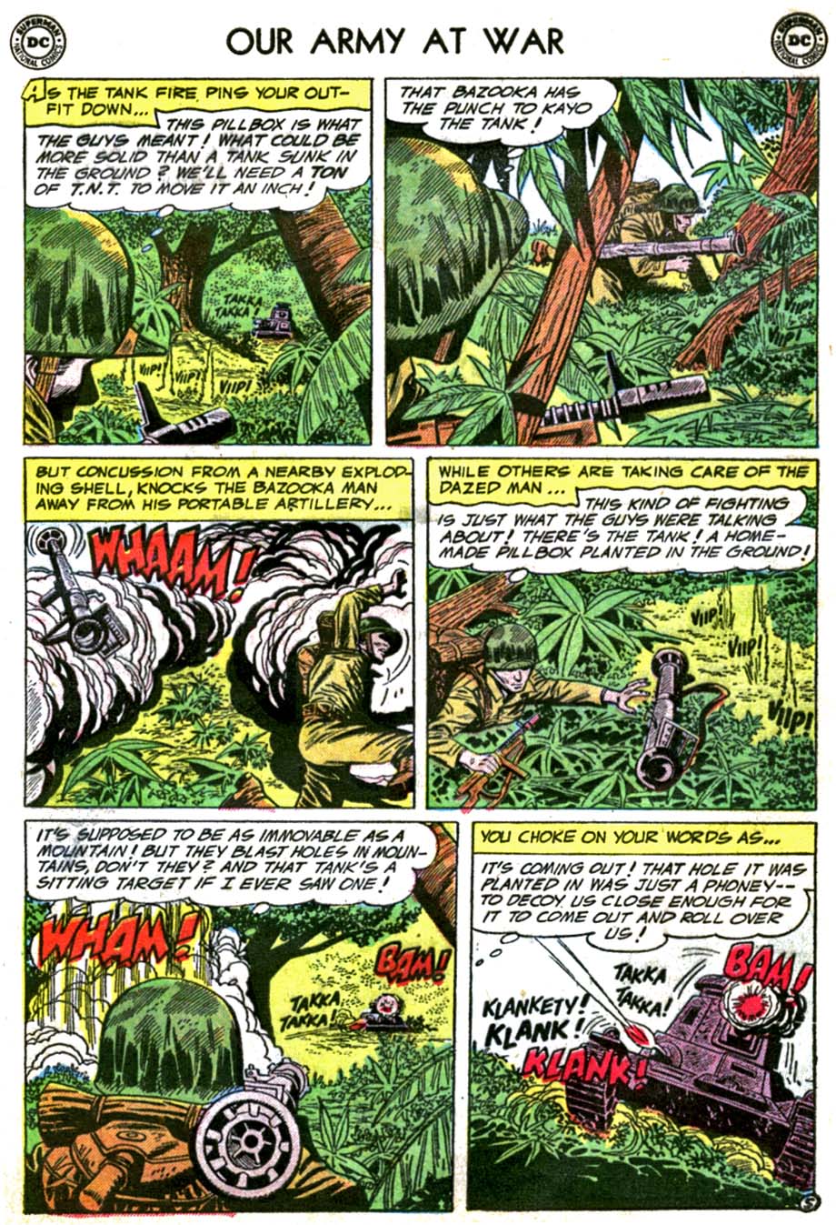 Read online Our Army at War (1952) comic -  Issue #38 - 7