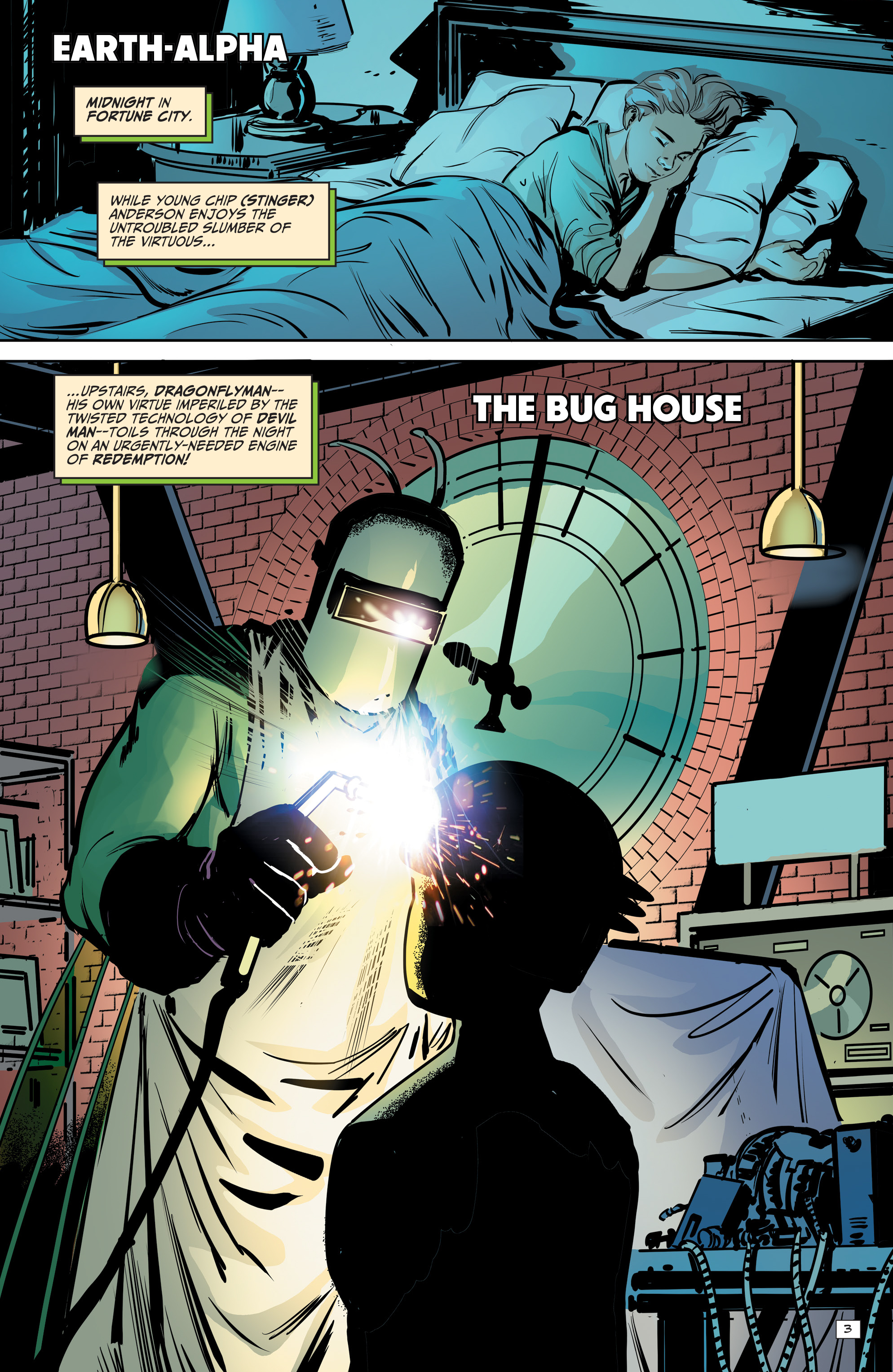 Read online Dragonfly & Dragonflyman comic -  Issue #4 - 5