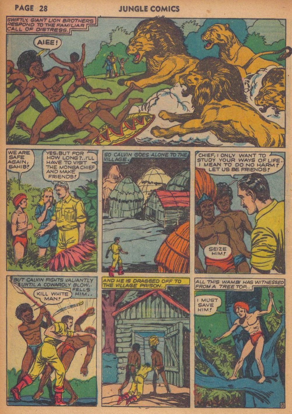 Read online Jungle Comics comic -  Issue #29 - 29