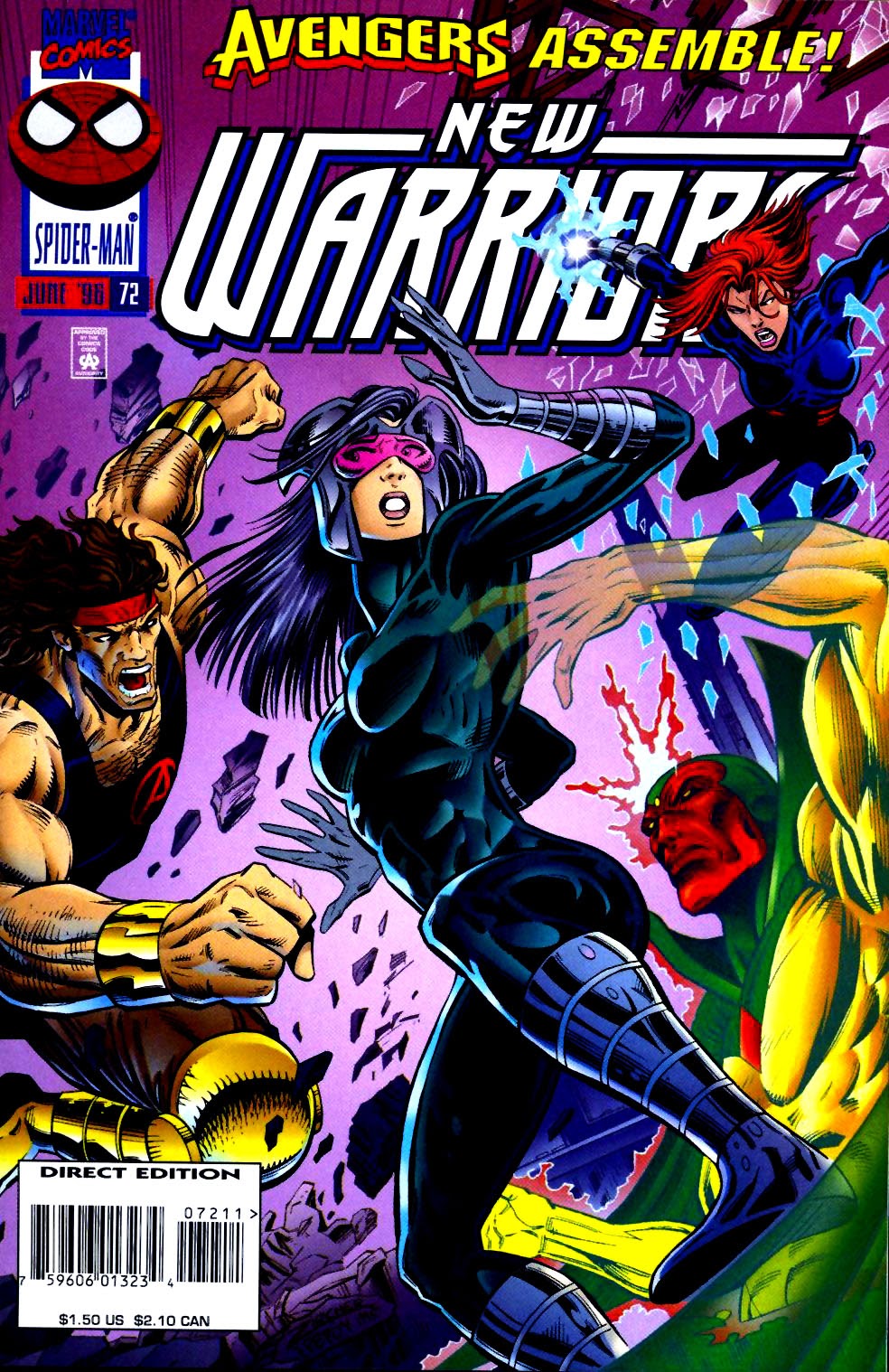 Read online The New Warriors comic -  Issue #72 - 1