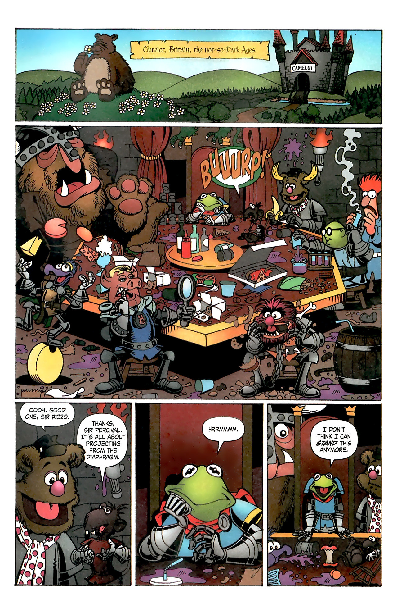 Read online Muppet King Arthur comic -  Issue #3 - 4