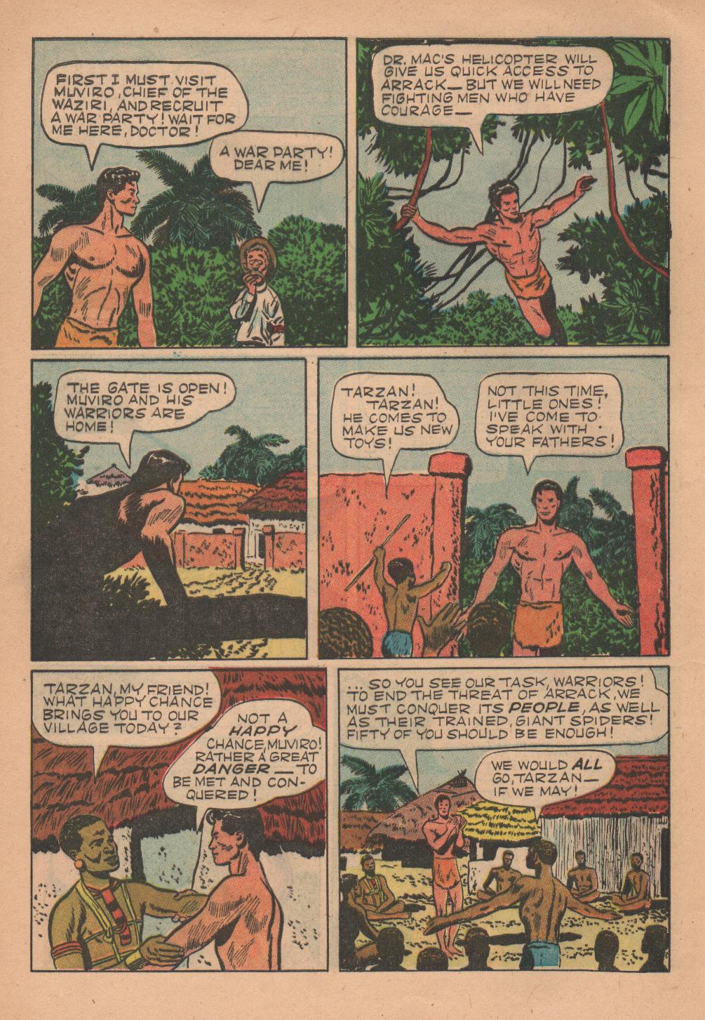 Read online Tarzan (1948) comic -  Issue #30 - 8