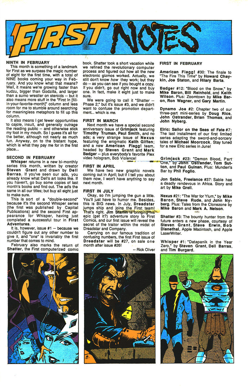 Read online Whisper (1986) comic -  Issue #1 - 9
