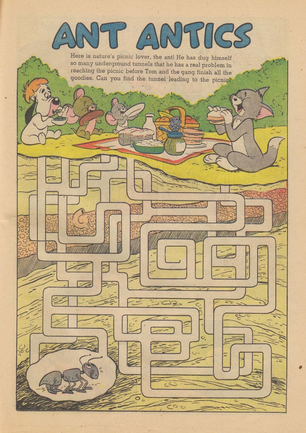 Read online Tom & Jerry Picnic Time comic -  Issue # TPB - 46