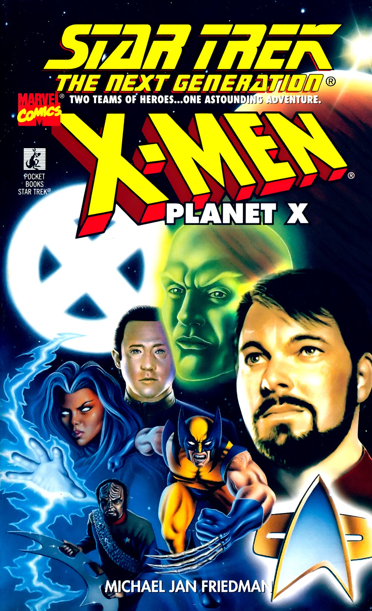 Read online Star Trek: The Next Generation/X-Men: Planet X comic -  Issue # TPB (Part 1) - 1
