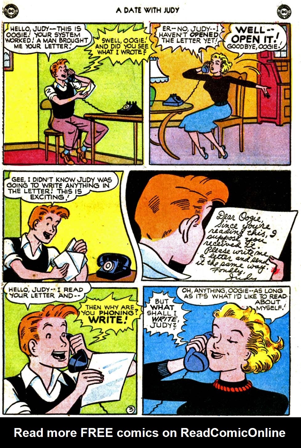 Read online A Date with Judy comic -  Issue #16 - 45