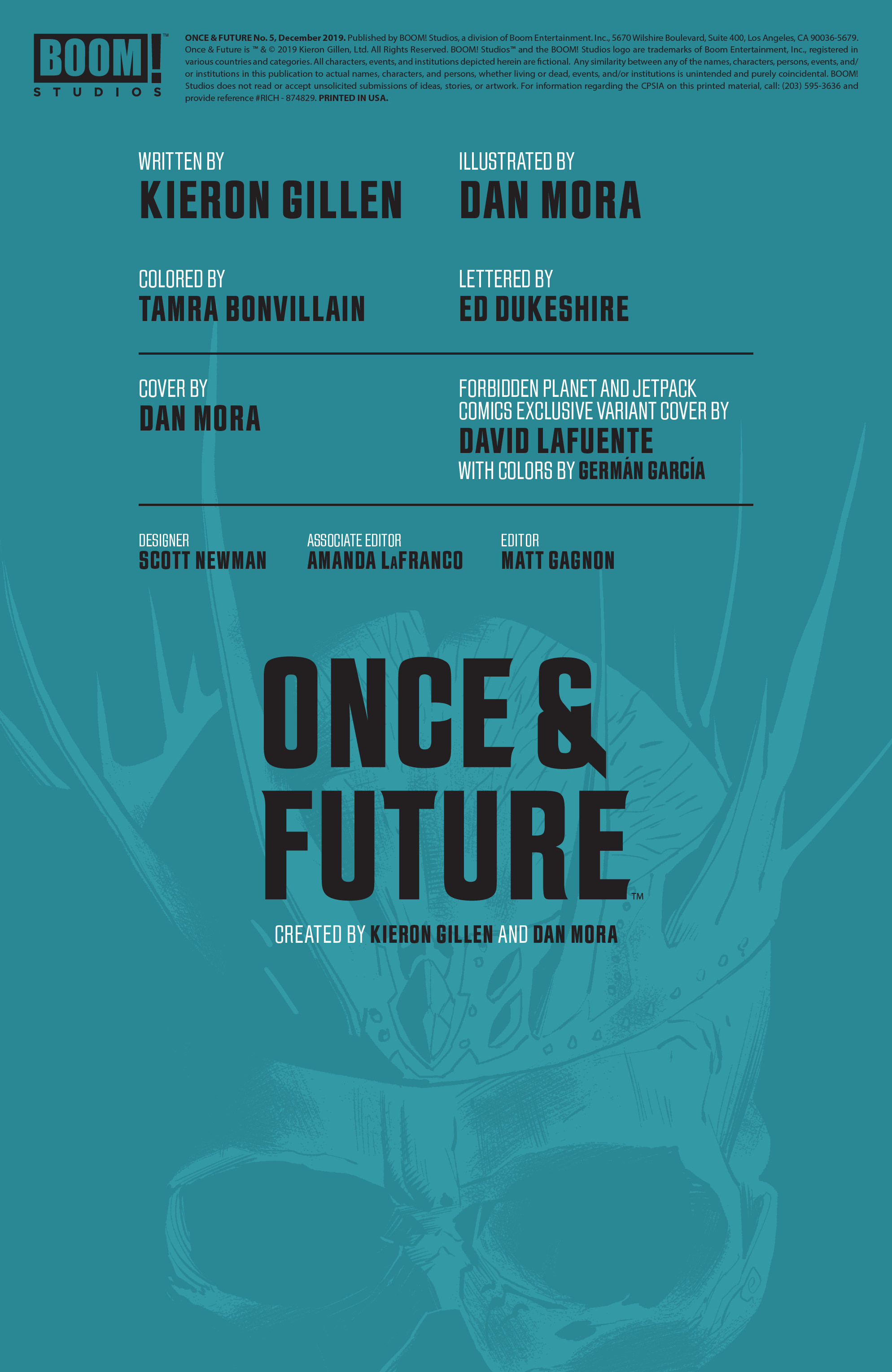Read online Once & Future comic -  Issue #5 - 2